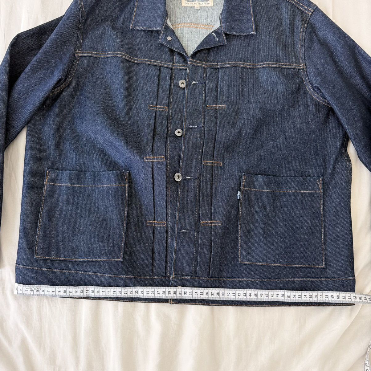 Levi's Levi’s Made & Crafted Japanese Denim Chore Jacket Size US XL / EU 56 / 4 - 4 Thumbnail