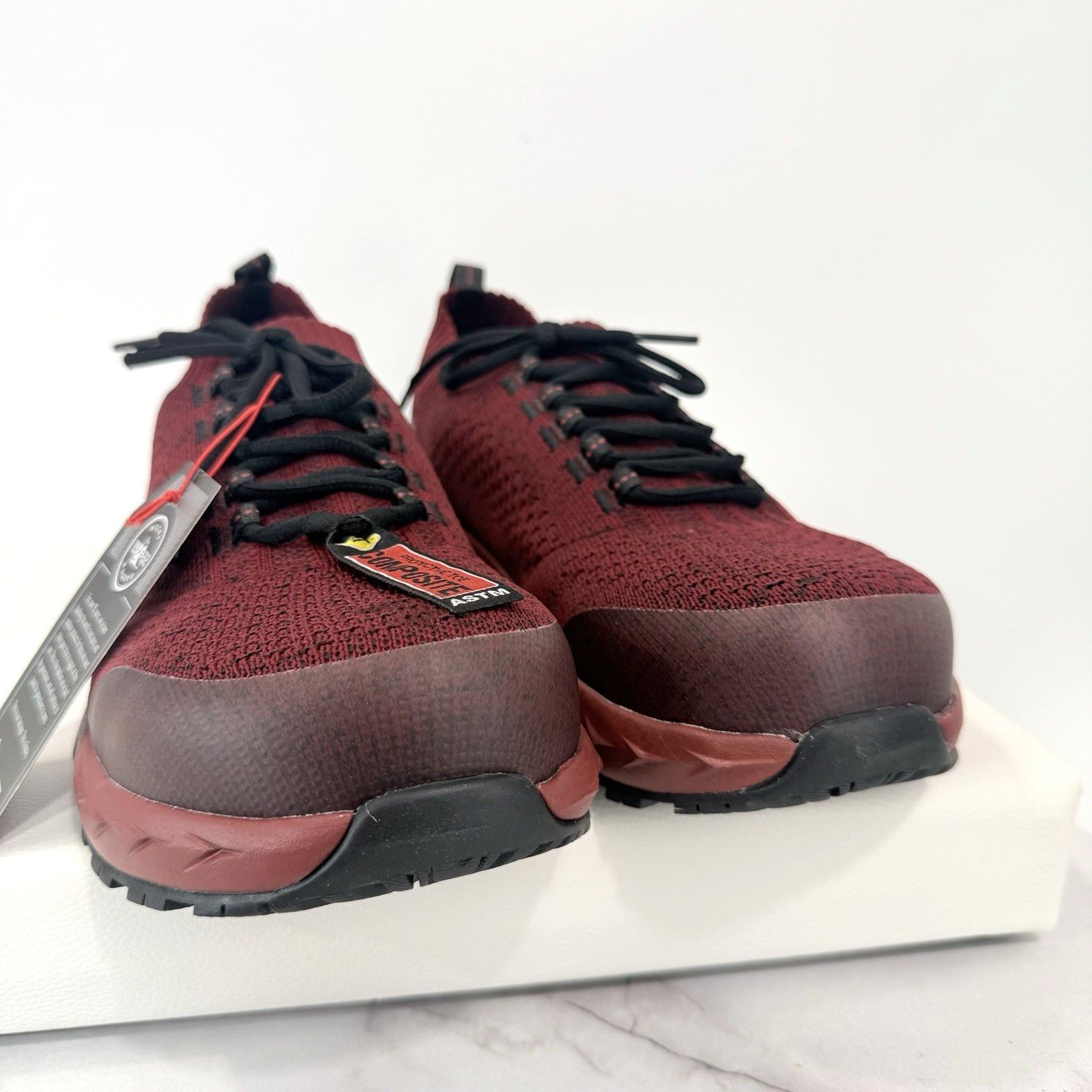 Rocky Rocky Workknit LX Comp Toe Sneakers Red Wo's Size 9.5M Size US 9.5 / IT 39.5 - 5 Thumbnail