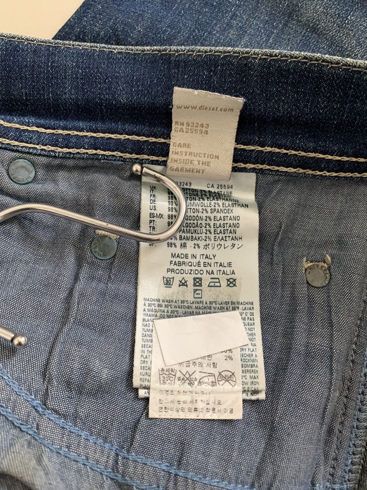 Diesel Diesel Industry Tepphar Slim Carrot Faded Blue Jeans Size US 32 / EU 48 - 10 Thumbnail