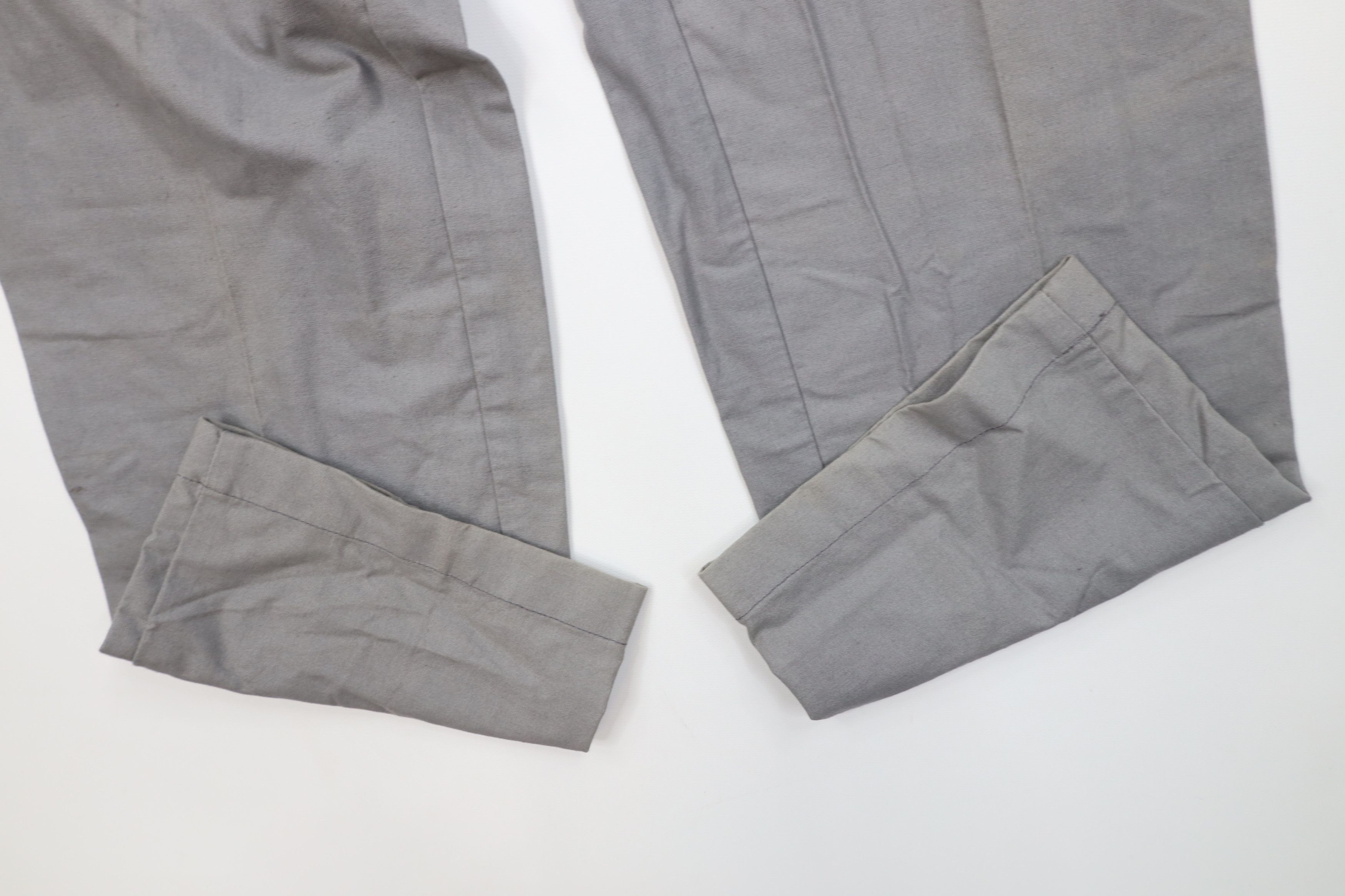 Nike Deadstock Vintage 80s Nike Basketball Pants Gray Cotton Size US 34 / EU 50 - 5 Thumbnail