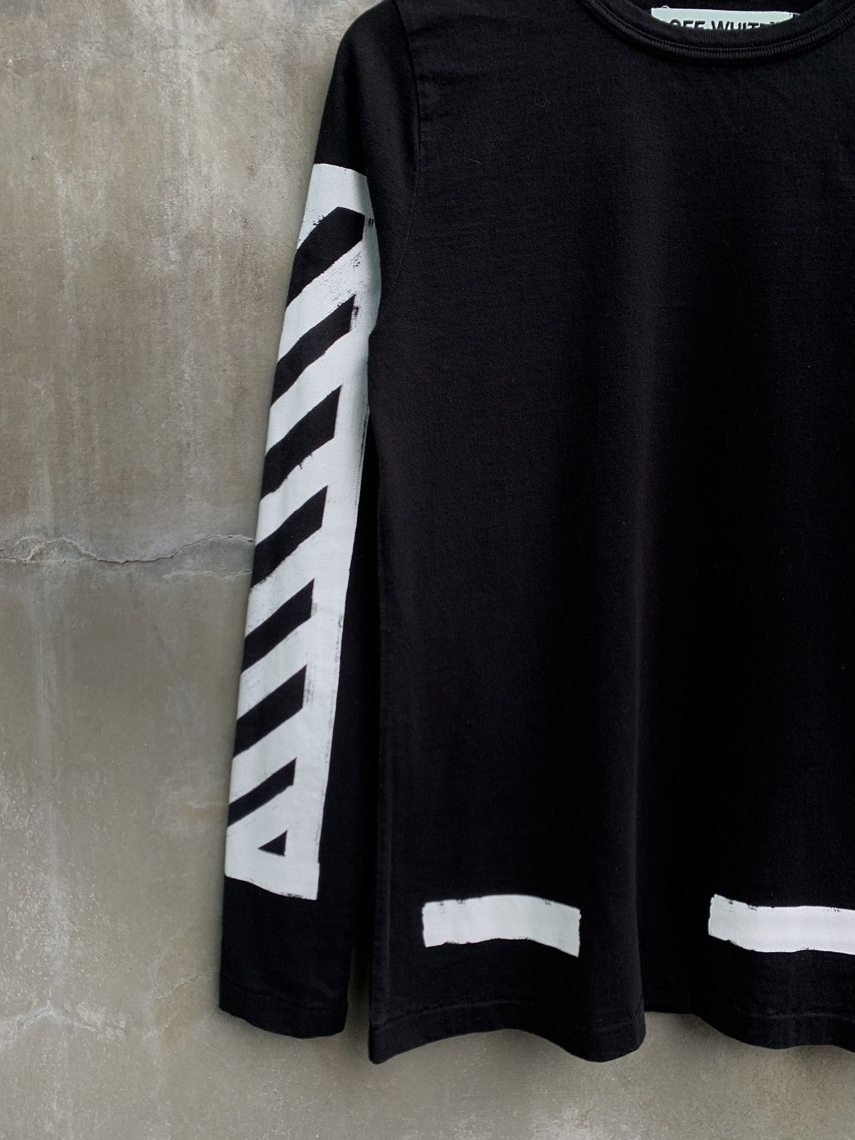Off-White Brushed Diagonals Long Sleeve Size US XXS / EU 40 - 3 Thumbnail