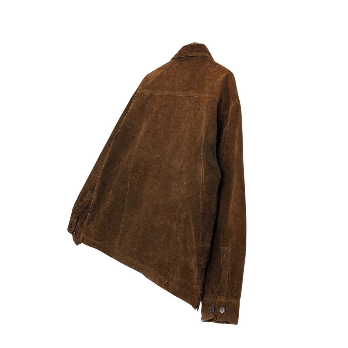 Japanese Brand 📌Rich Brown Vintage Zipper Chore Jacket Uniqlo Issey Miyake Size US M / EU 48-50 / 2 - 11 Thumbnail