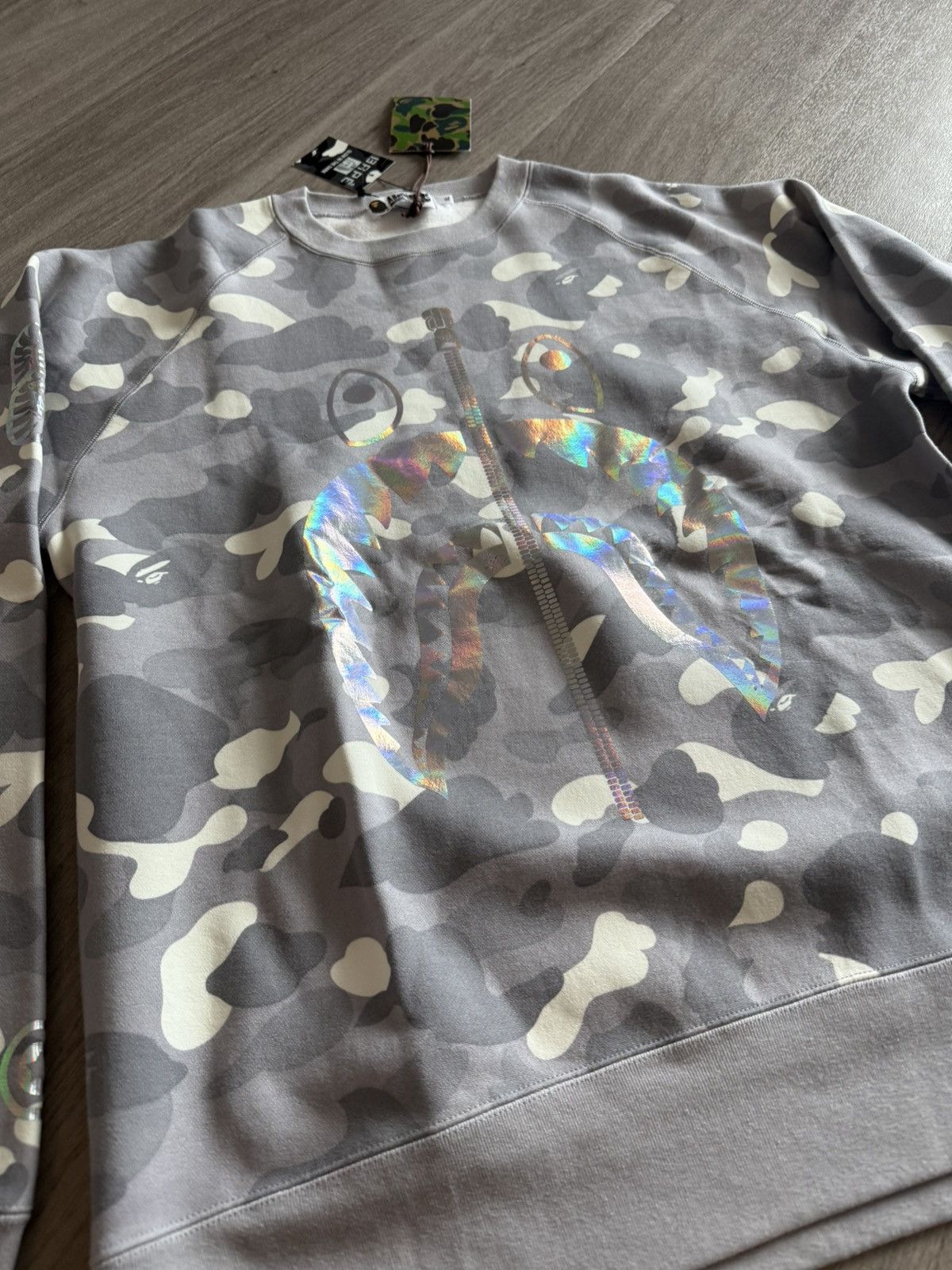 Bape Bape City Camo Shark Crewneck Size US XL / EU 56 / 4 - 2 Thumbnail