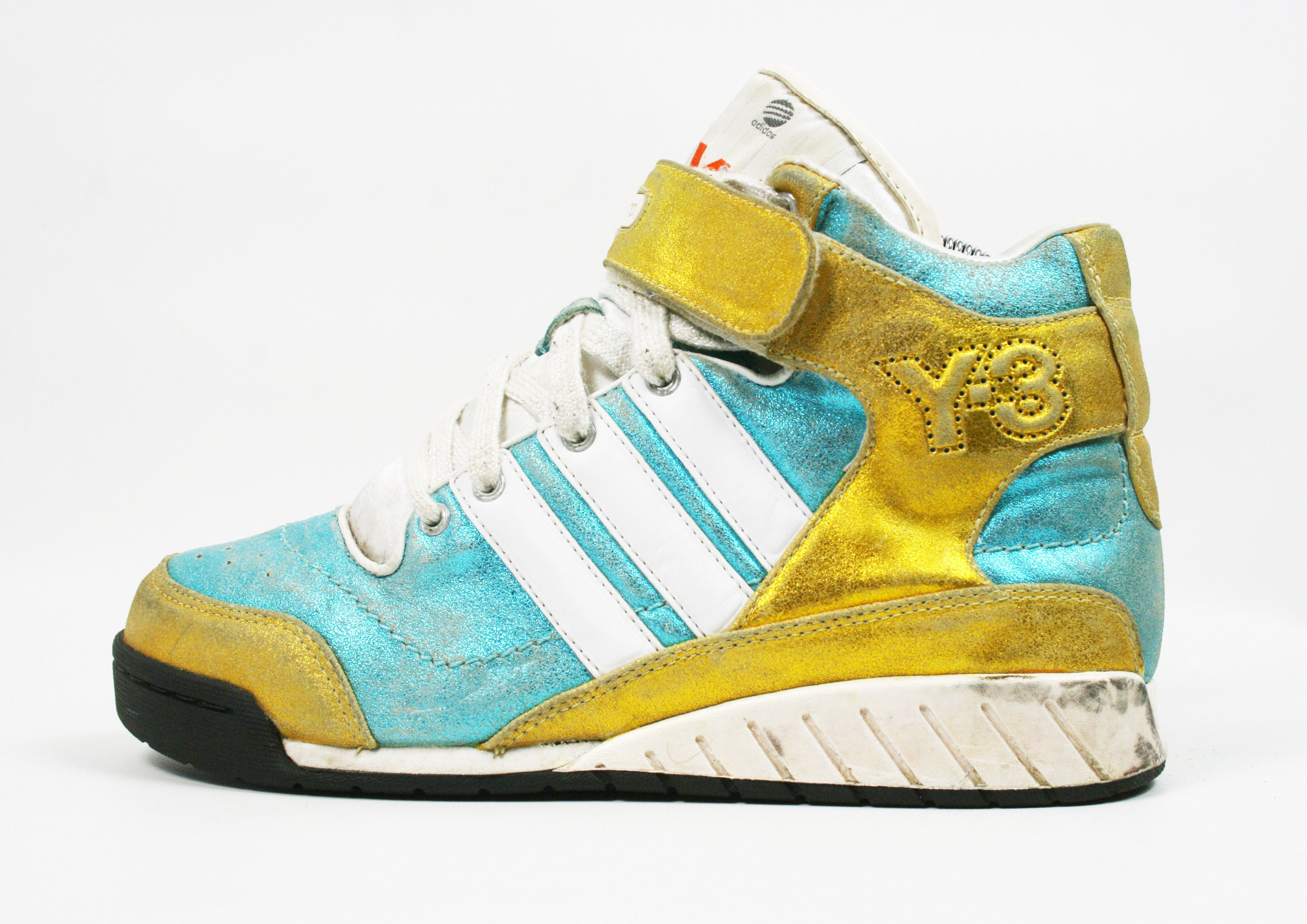 Yohji Yamamoto AW2004 Y-3 BBal Mid Sneakers Vintage Size US 7 / IT 37 - 2 Thumbnail