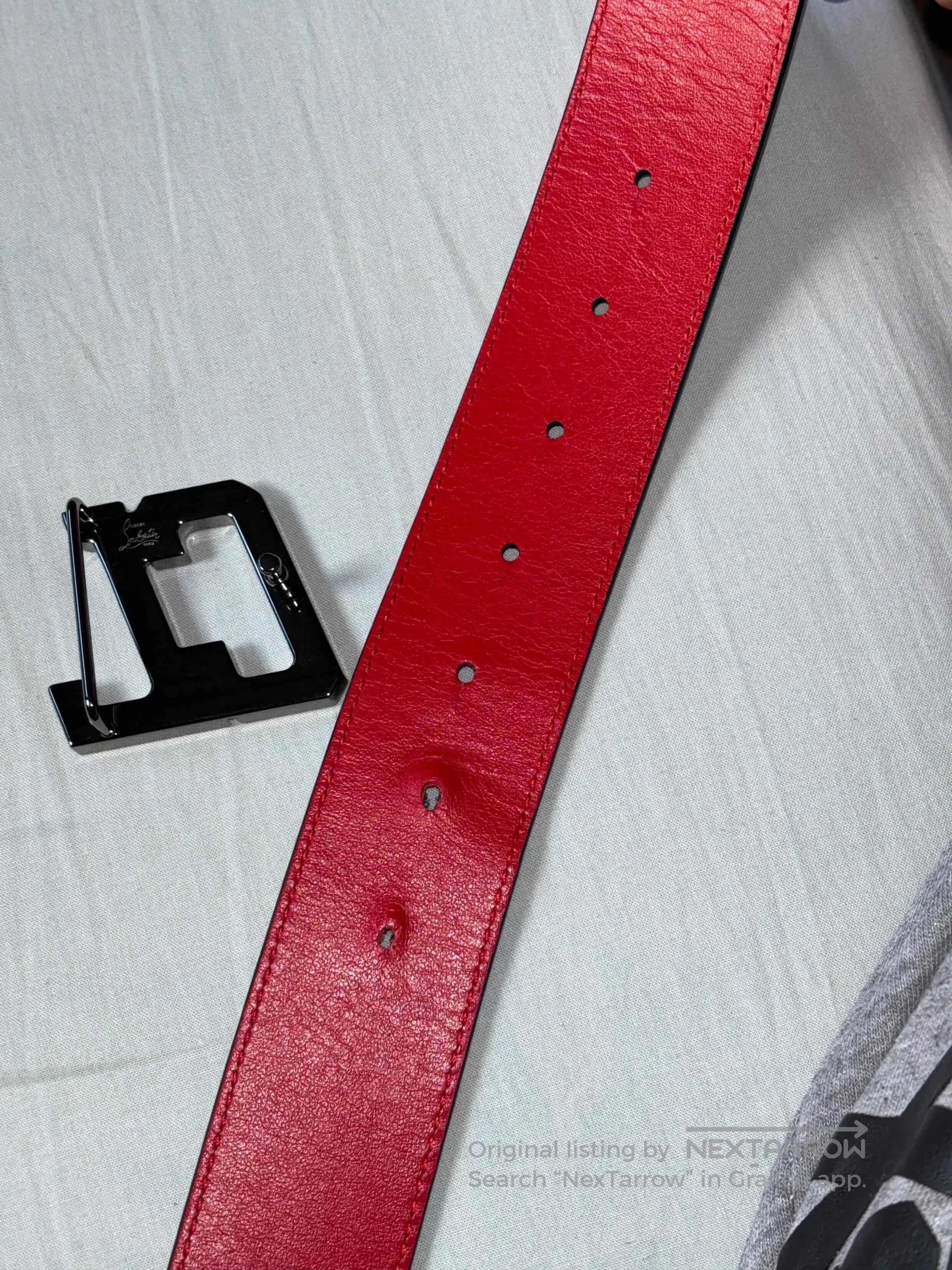 Christian Louboutin Christian Louboutin Reversible Belt . Size ONE SIZE - 2 Thumbnail