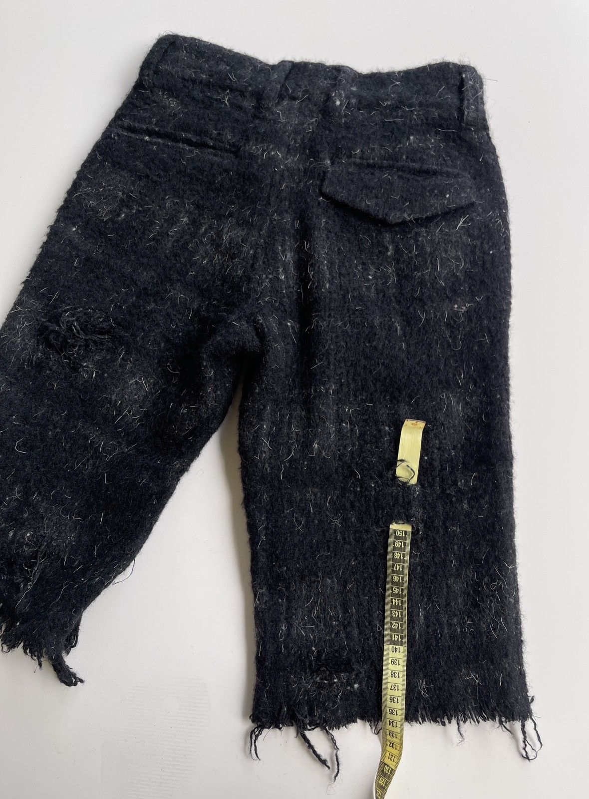 Nozomi Ishiguro Nozomi Ishiguro Distressed Mohair Short Pants Size US 29 - 9 Thumbnail