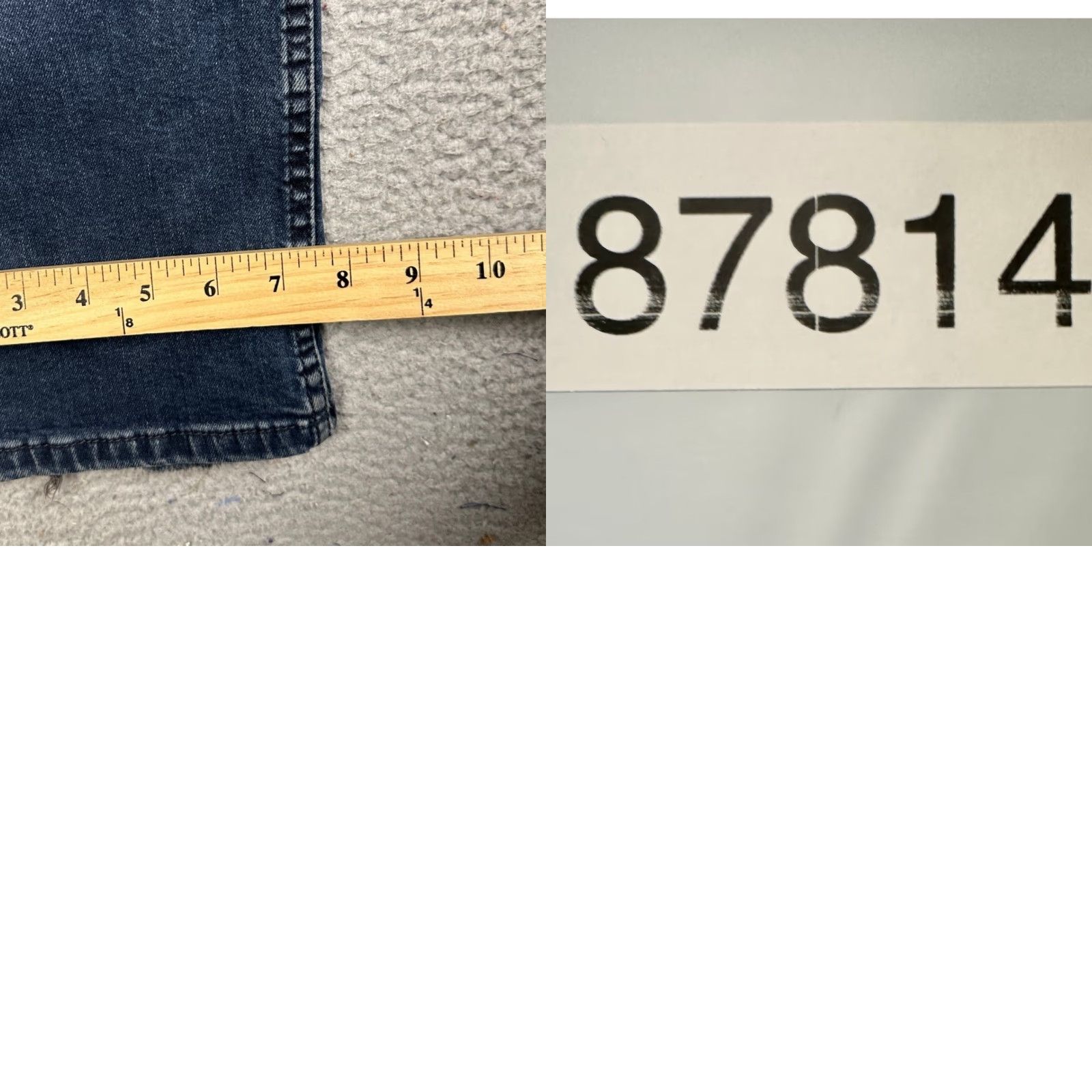 Levi's Levis 514 Jeans 36x32 Blue Straight Regular Distressed 5-Pocket Denim Mens Jeans Size US 36 / EU 52 - 9 Thumbnail
