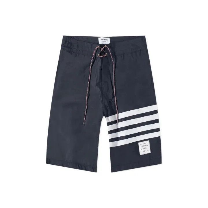 Thom Browne Thom Browne Classic Stripe Casual Shorts -2507 Size US 26 / EU 42 - 1 Thumbnail