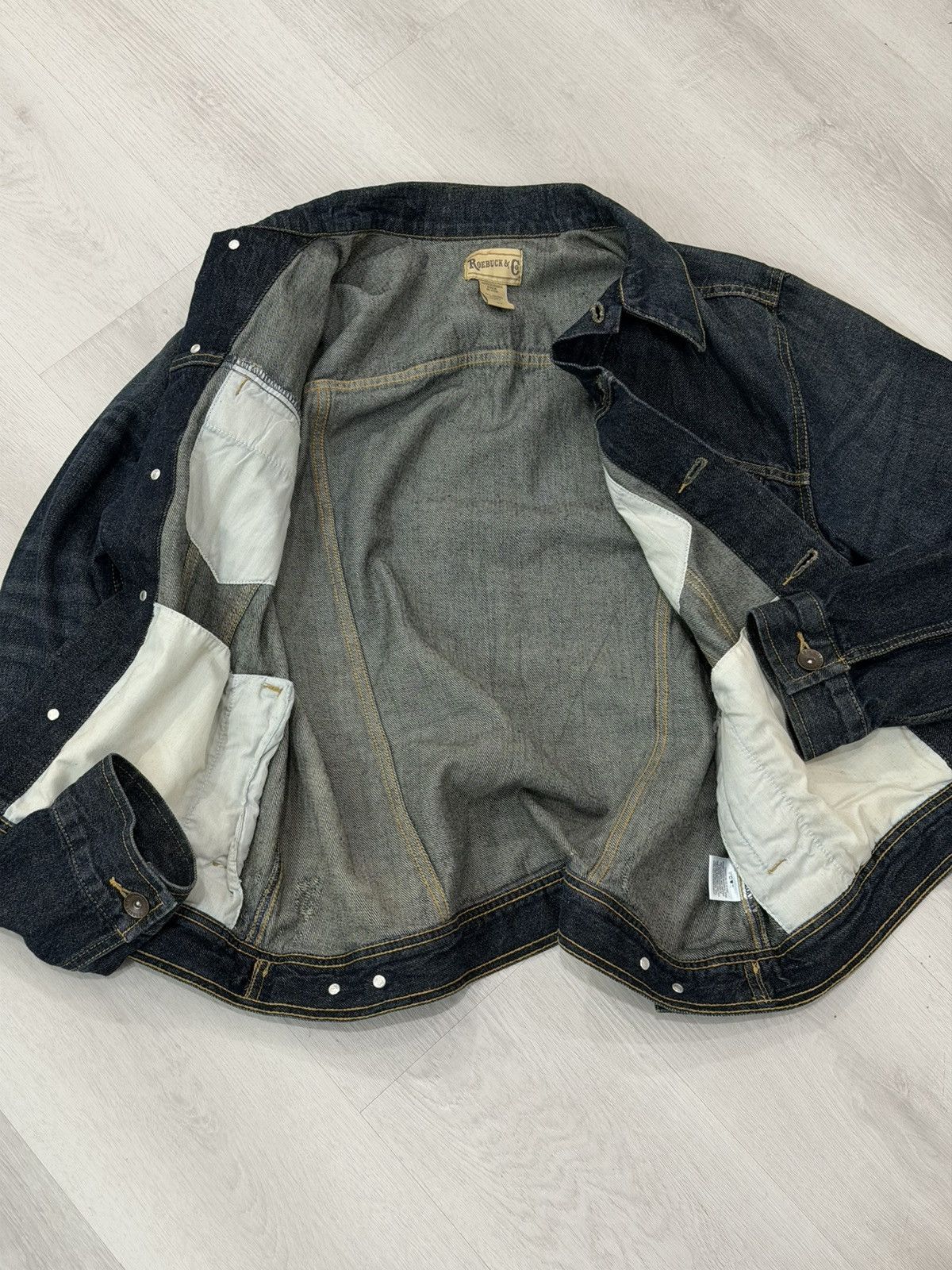 Sears Vintage 90s Roebuck & Co. Jean Jacket Size Medium Size US M / EU 48-50 / 2 - 11 Thumbnail