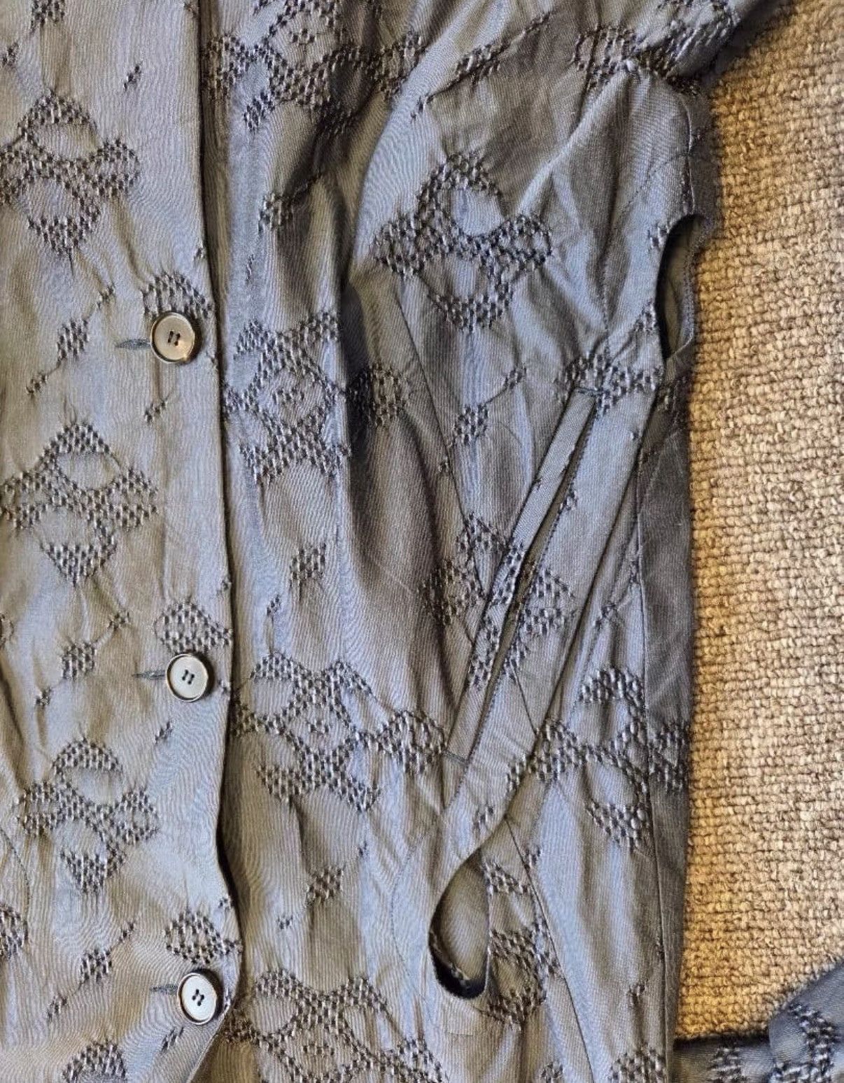 Kiko Kostadinov Kiko Kostadinov Panchali Blue Floral Coat K23 Size US S / EU 44-46 / 1 - 2 Thumbnail