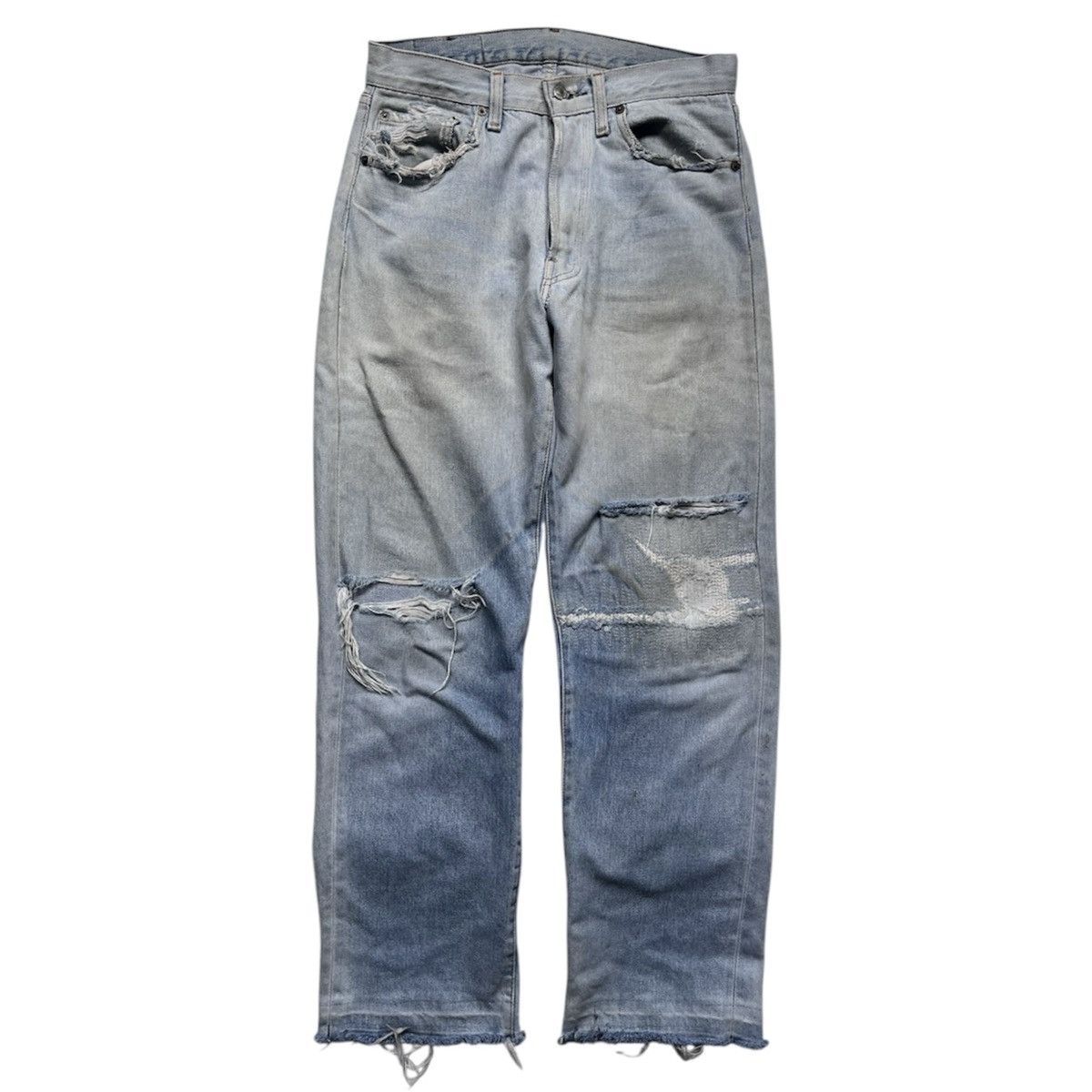 Levi's Levi's 501 Valencia 555 Distressed Jeans Size US 30 / EU 46 - 1 Thumbnail