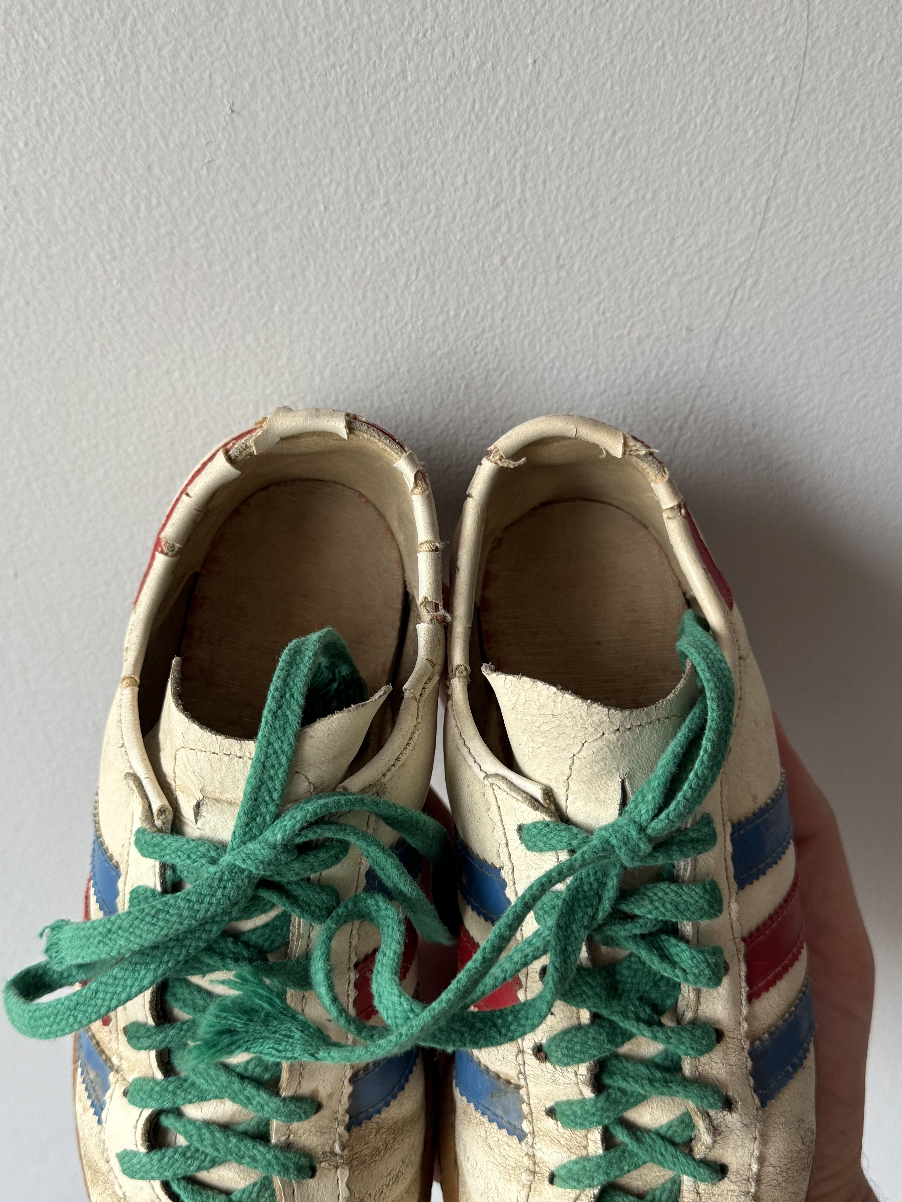 Adidas × Vintage Vintage 1970's Adidas Super Rekord Shoes Made in Yugoslavia Size US 4.5 / IT 34.5 - 8 Thumbnail