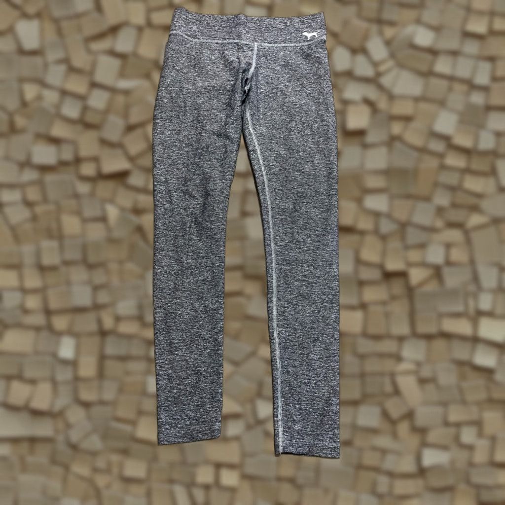 Victoria's Secret Victoria's Secret Pants Women XS Gray Leggings Pull On PINK YOGA Casual Ankle Inseam 28 in Size 26" / US 2 / IT 38 - 1 Thumbnail