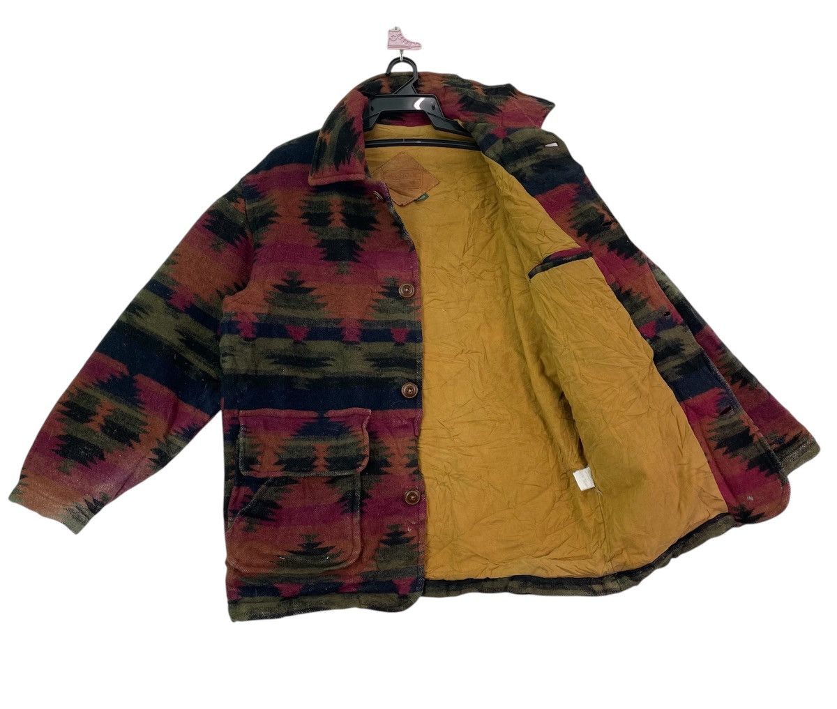 Japanese Brand Flying Scotsman navajo native wool coat button up Size US M / EU 48-50 / 2 - 3 Thumbnail