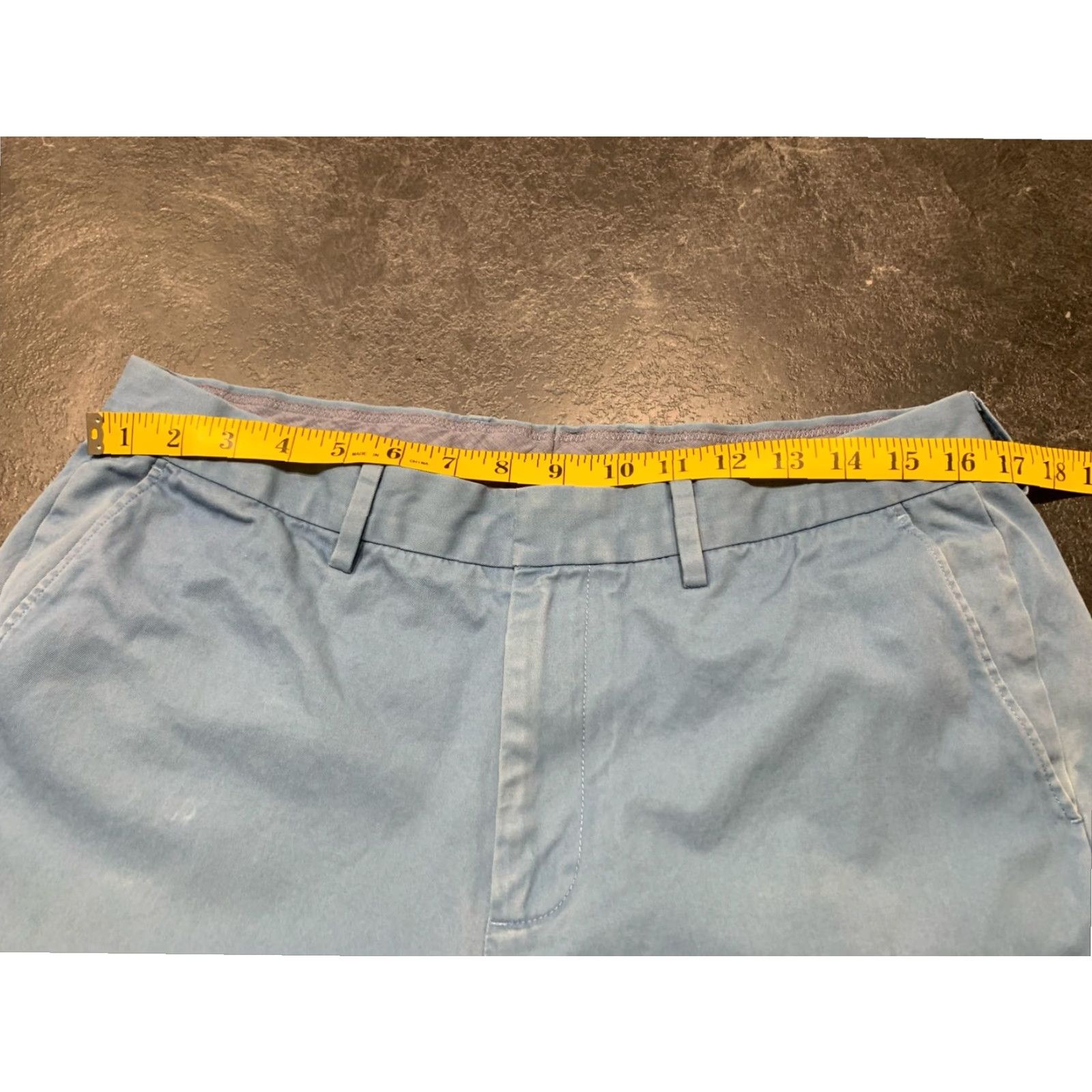 J.Crew J.CREW Bowery Slim Straight Blue Dress Pants Mens 34x29 Mid Rise Cotton Size US 34 / EU 50 - 3 Thumbnail