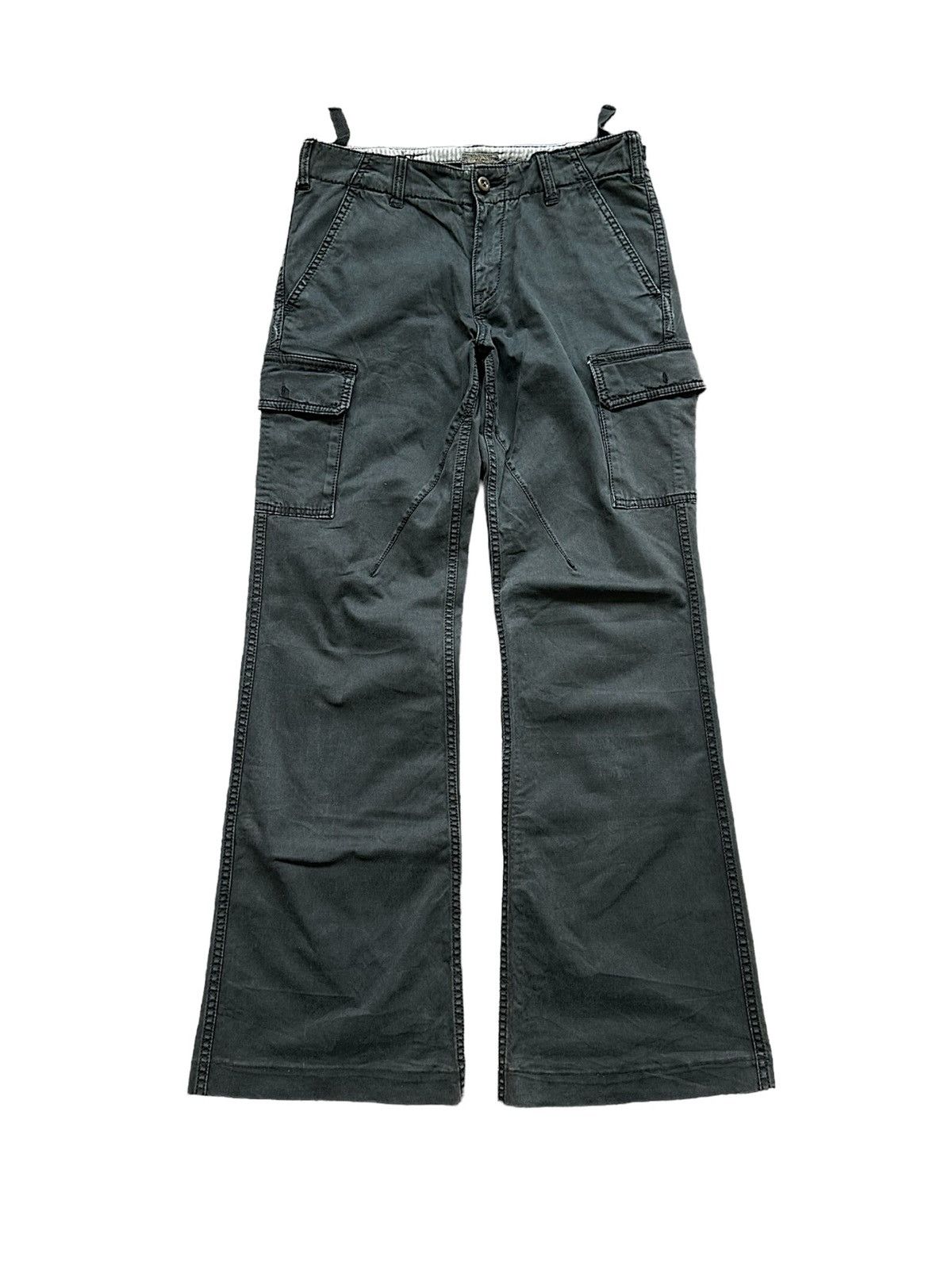 If Six Was Nine 00's Avant-garde Flamingo Firm flared cargo pant Size US 29 - 2 Thumbnail