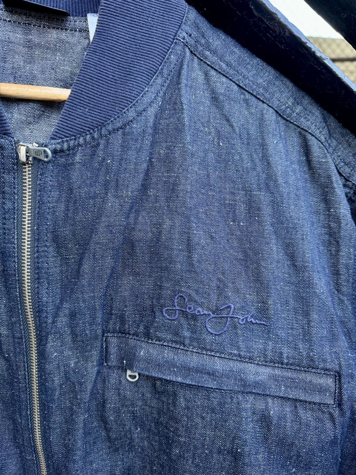 Sean John × Vintage Vintage Sean John Y2K Raw Denim Hip Hop Rap Shirt Size US XL / EU 56 / 4 - 10 Thumbnail