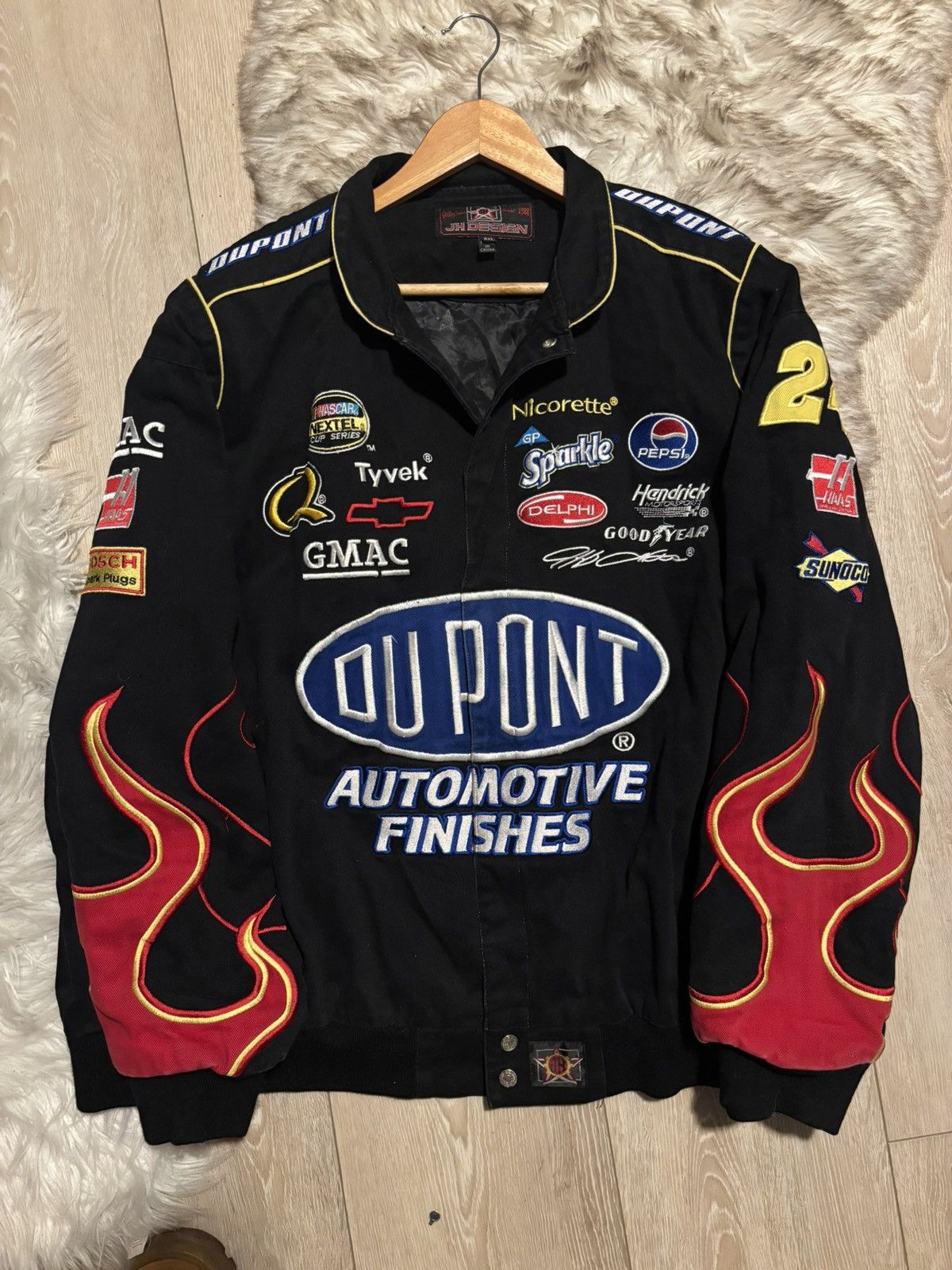 NASCAR Vintage Dupont NASCAR jacket Size US XXL / EU 58 / 5 - 1 Thumbnail