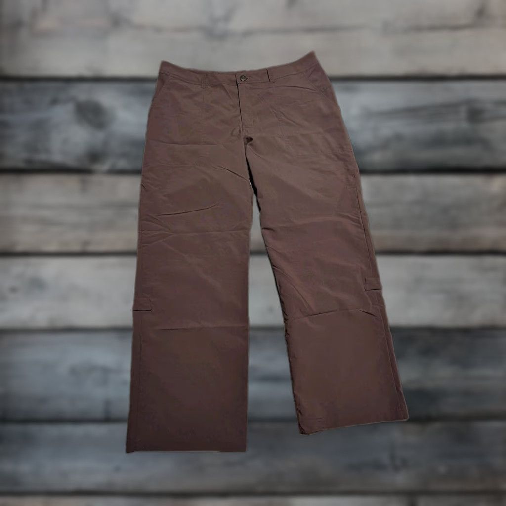 Patagonia Patagonia Pants Outdoor 14 Women's Inter-Continental Khakis Nylon Polyester Lightweight Pockets Hiking Greenish Gray 31 Inseam Regular Straight Size 36" / US 14 / IT 50 - 1 Thumbnail