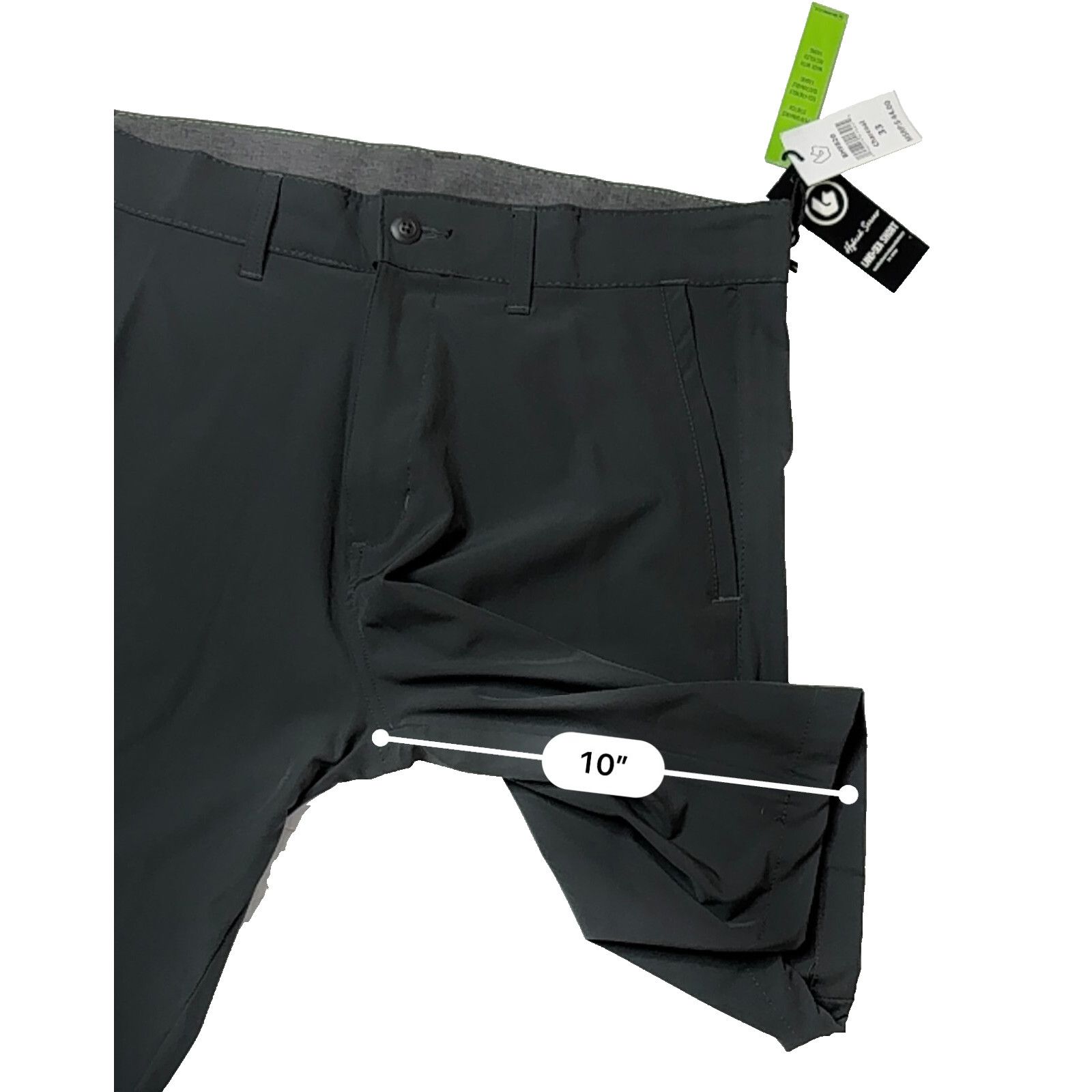 Burnside Burnside Land & Sea Charcoal UPF 10" Swim Shorts sz 33 NWT Size 33" - 7 Thumbnail