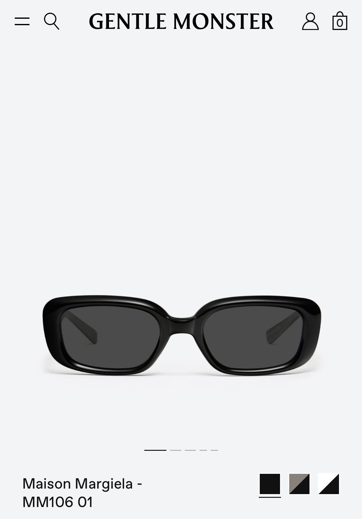 Gentle Monster × Maison Margiela Gentle Monster x Maison Margiela Sunglasses MM106 Size ONE SIZE - 7 Thumbnail