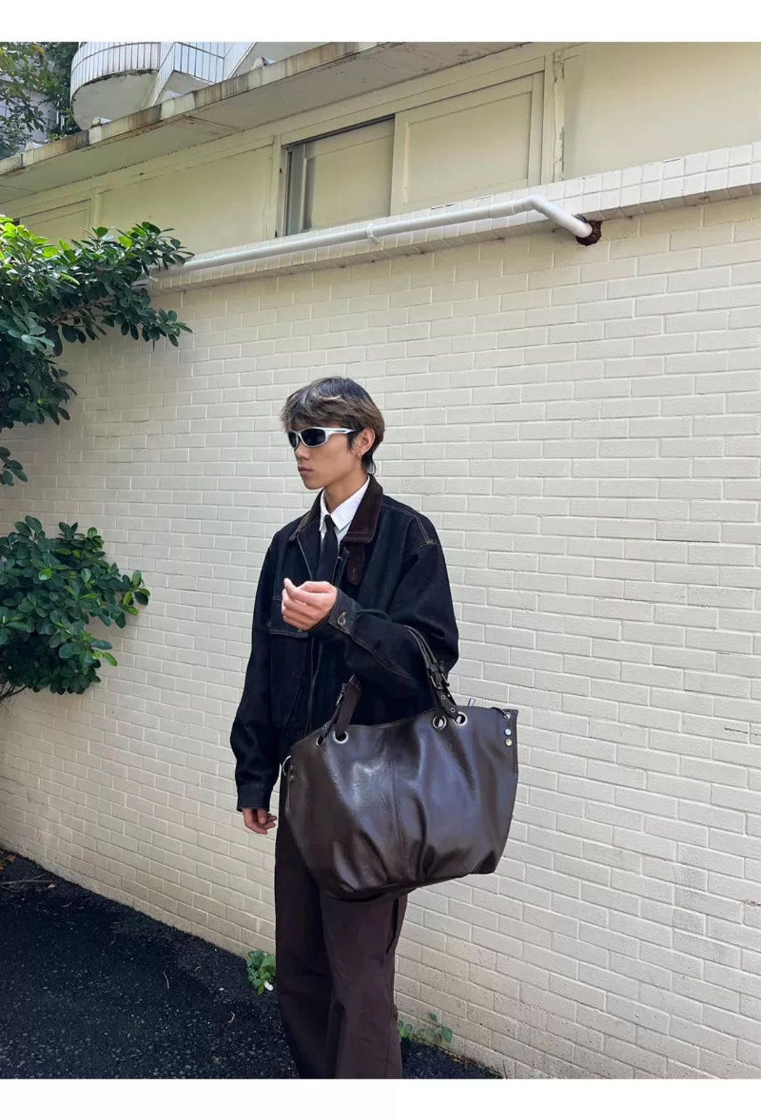 Leather Premium Fendi-Reference Tote | Large Capacity Bag Size ONE SIZE - 3 Thumbnail