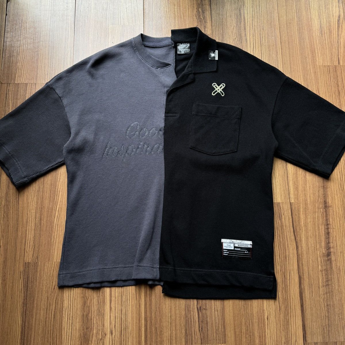 Maison MIHARA YASUHIRO 23x26 MIHARAYASUHIRO MMY Good inspiration GU polo split tee Size US S / EU 44-46 / 1 - 1 Thumbnail