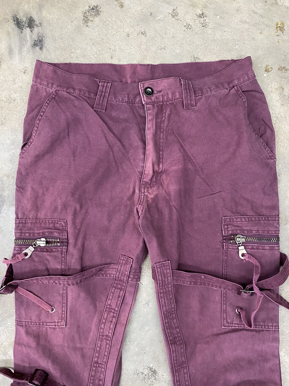 If Six Was Nine × Le Grande Bleu (L.G.B.) flared bondage pant purple japan undefined style Size US 29 - 9 Thumbnail