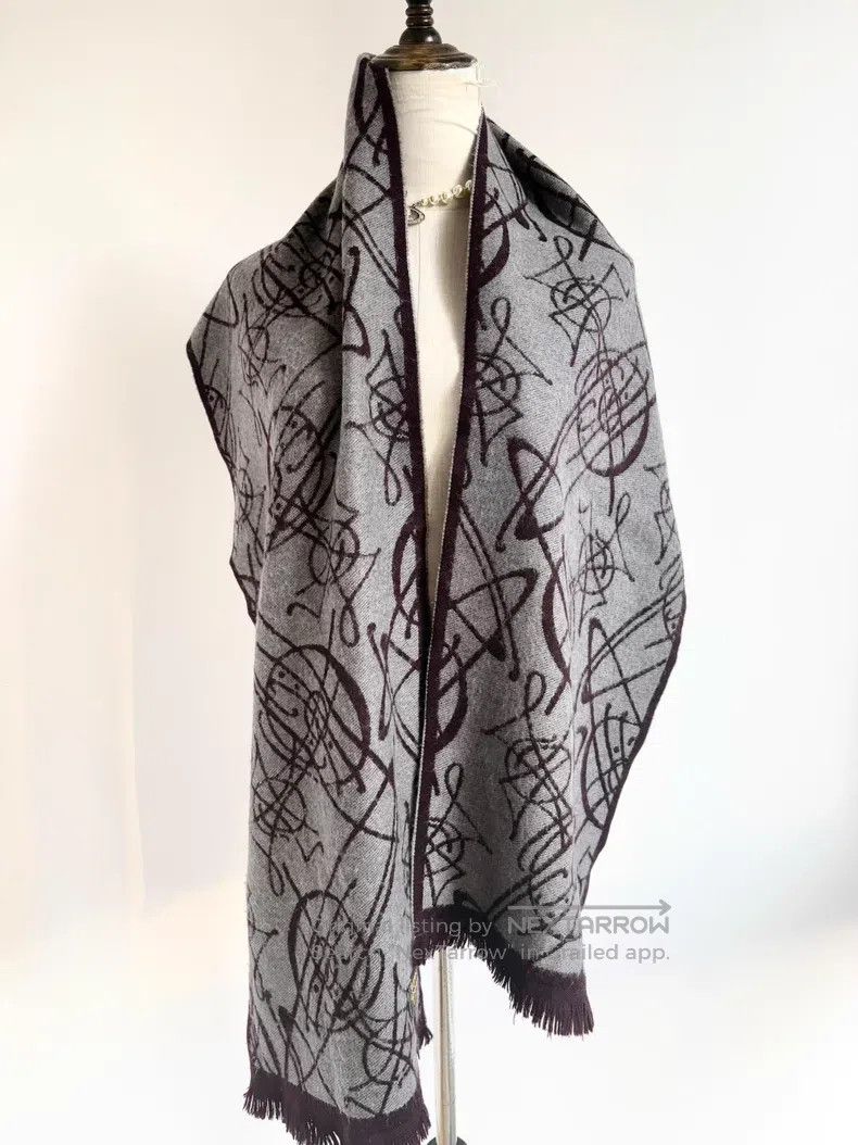Vivienne Westwood Vivienne Westwood Gray Double-sided Full-print Big Saturn Size ONE SIZE - 4 Thumbnail