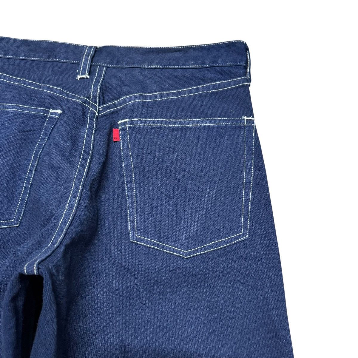 Full Count & Co. Pique Denim Indigo Jeans By Standard Style Shop Fujimoto Size US 30 / EU 46 - 13 Thumbnail
