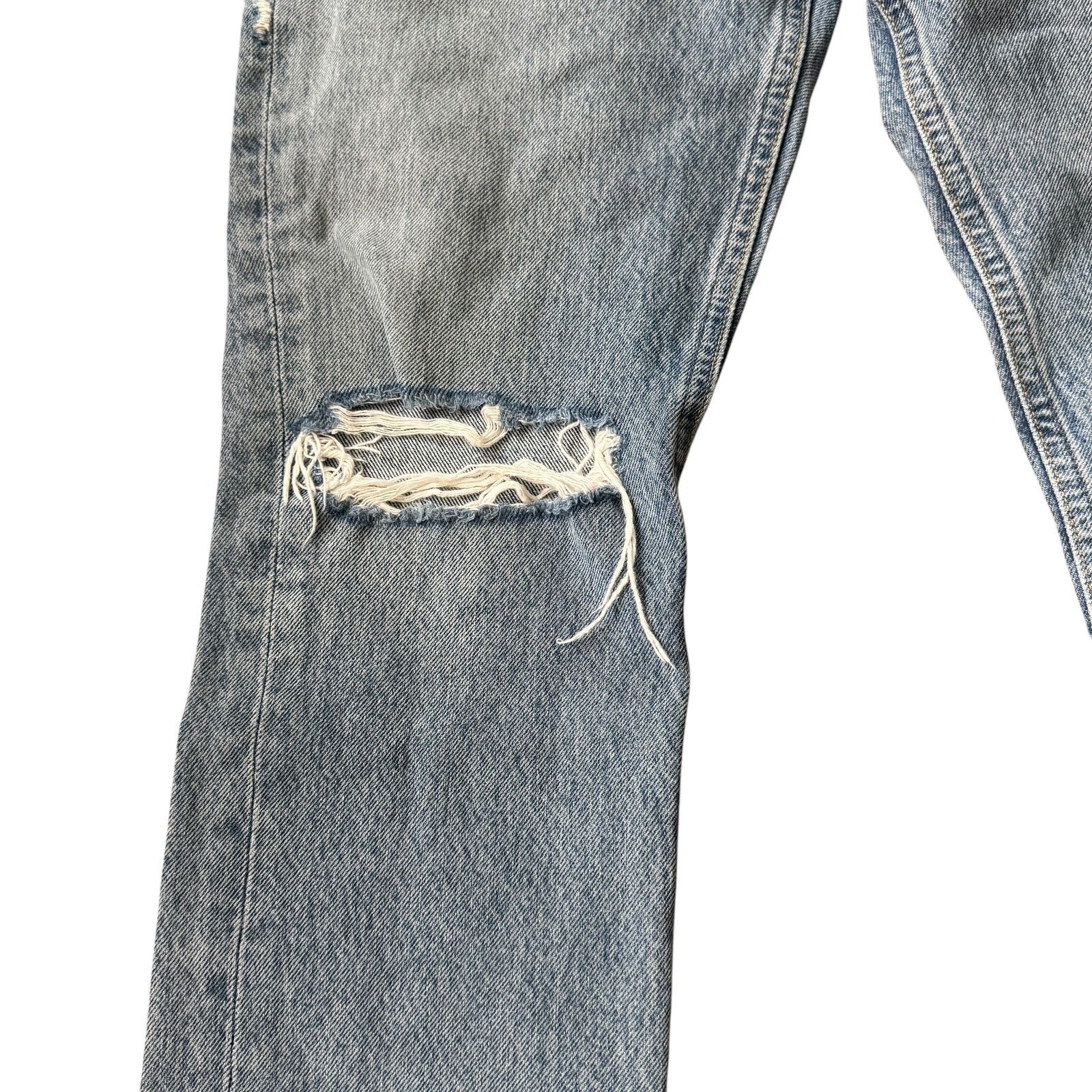 Agolde AGOLDE Riley High Rise Straight Crop Jean Endeavor Wash Size 25" / US 0 / IT 36 - 7 Thumbnail