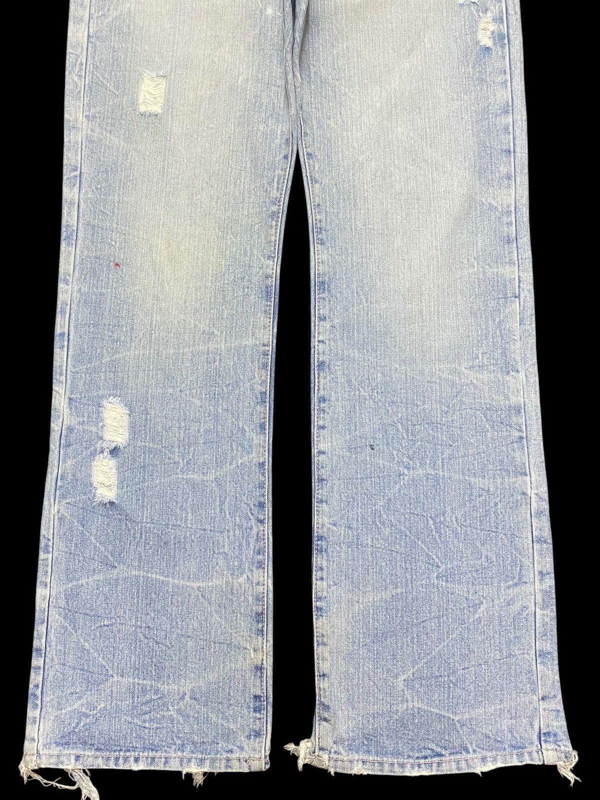 Japanese Brand Vintage Japanese Brands Faded Thunder Bootcut Jeans Size US 31 - 5 Thumbnail