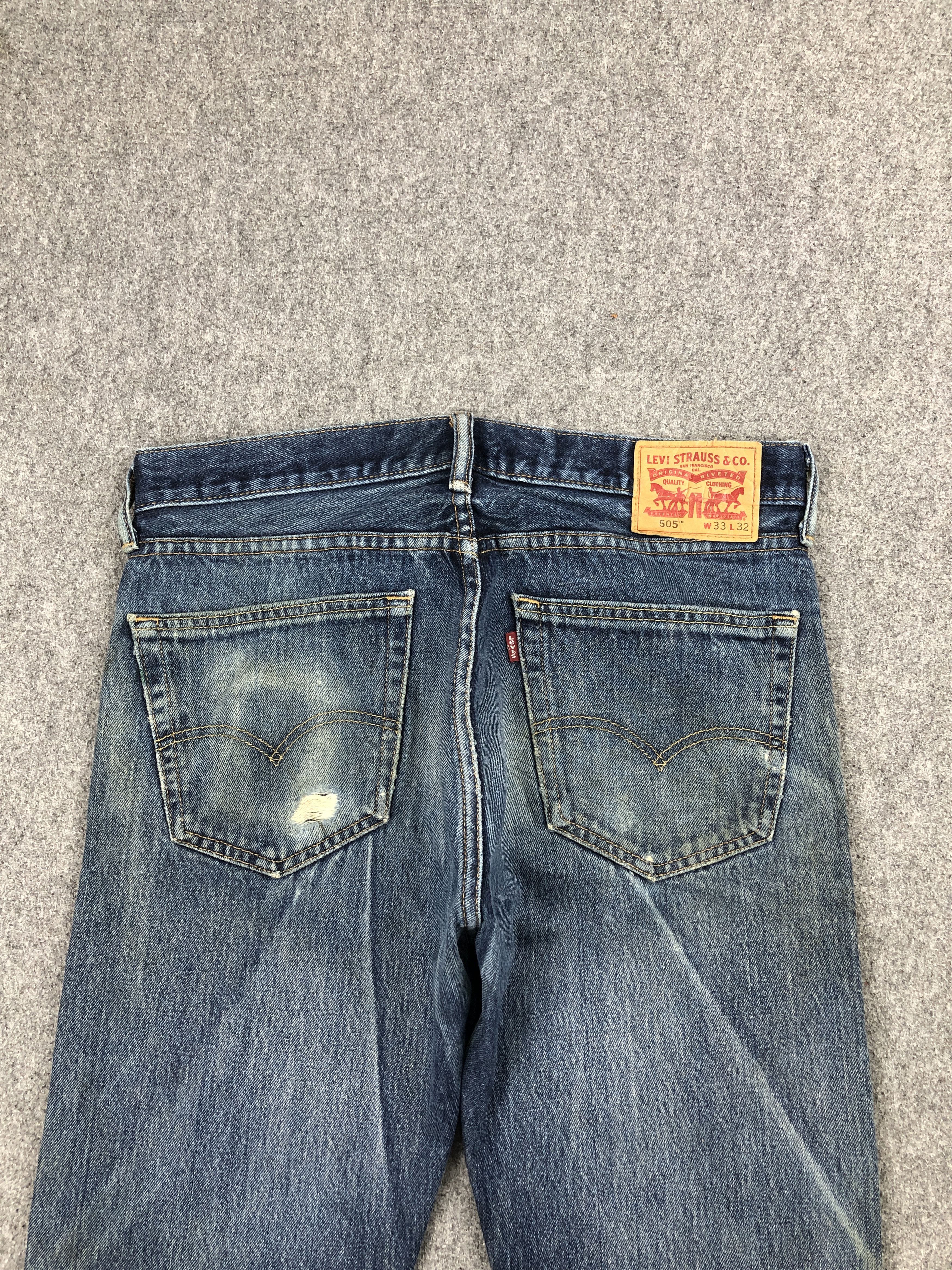 Levi's × Vintage Vintage Levis 505 Japanese Denim Style Jeans DP2438DP2438 Size US 33 - 4 Thumbnail