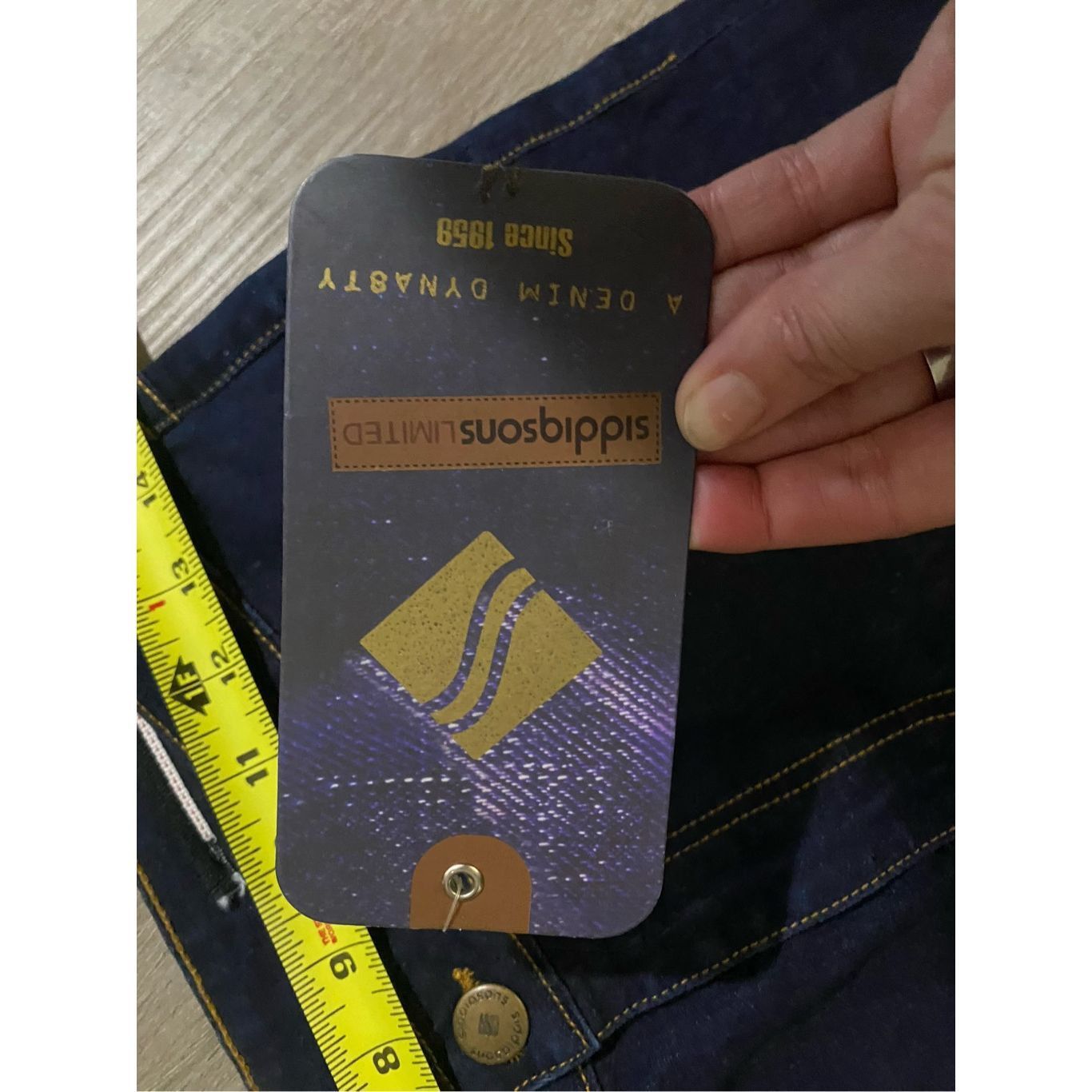 Other Siddiqsons Limited NWT Dark Blue Jeans, Straight Leg, Qualit Size 29" - 4 Thumbnail