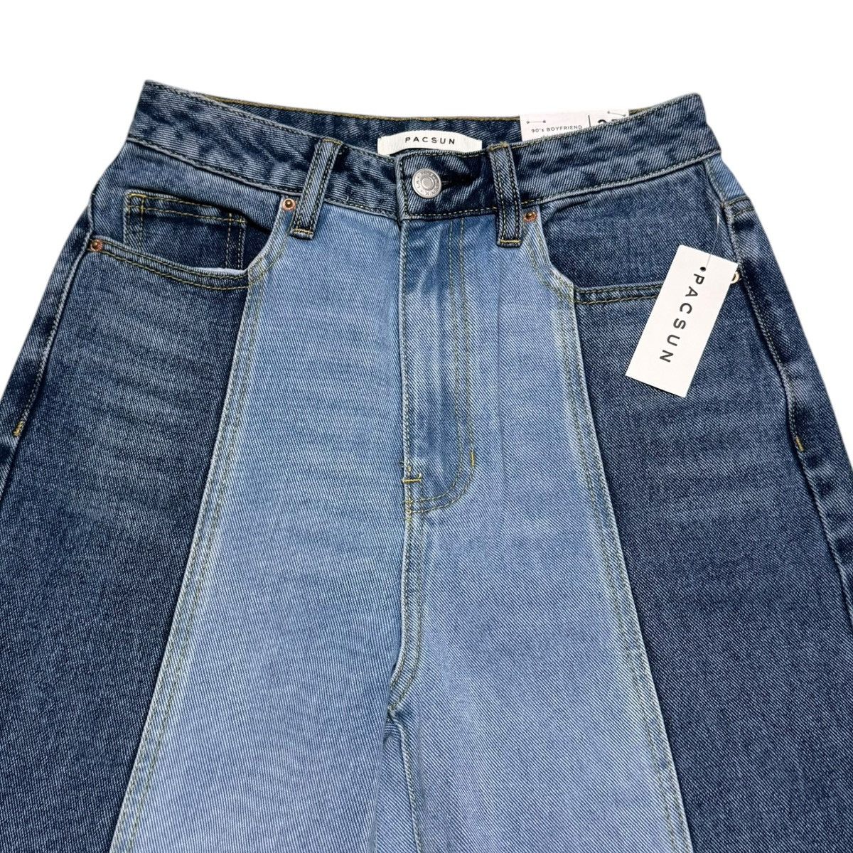 Pacsun NWT Pacsun 90’s Boyfriend Colorblock Blue Jeans Women’s 25 Size 25" / US 0 / IT 36 - 5 Thumbnail