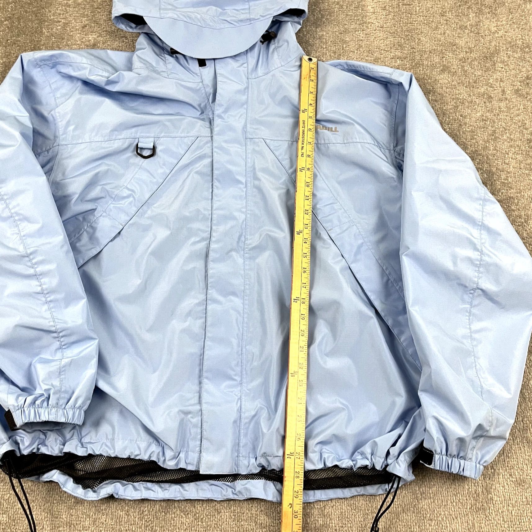 Vintage VINTAGE is not applicable; FRABILL Jacket Mens 2XL Light Blue Ice Fishing Rain Coat Hooded Winter 3M Size US XXL / EU 58 / 5 - 4 Thumbnail
