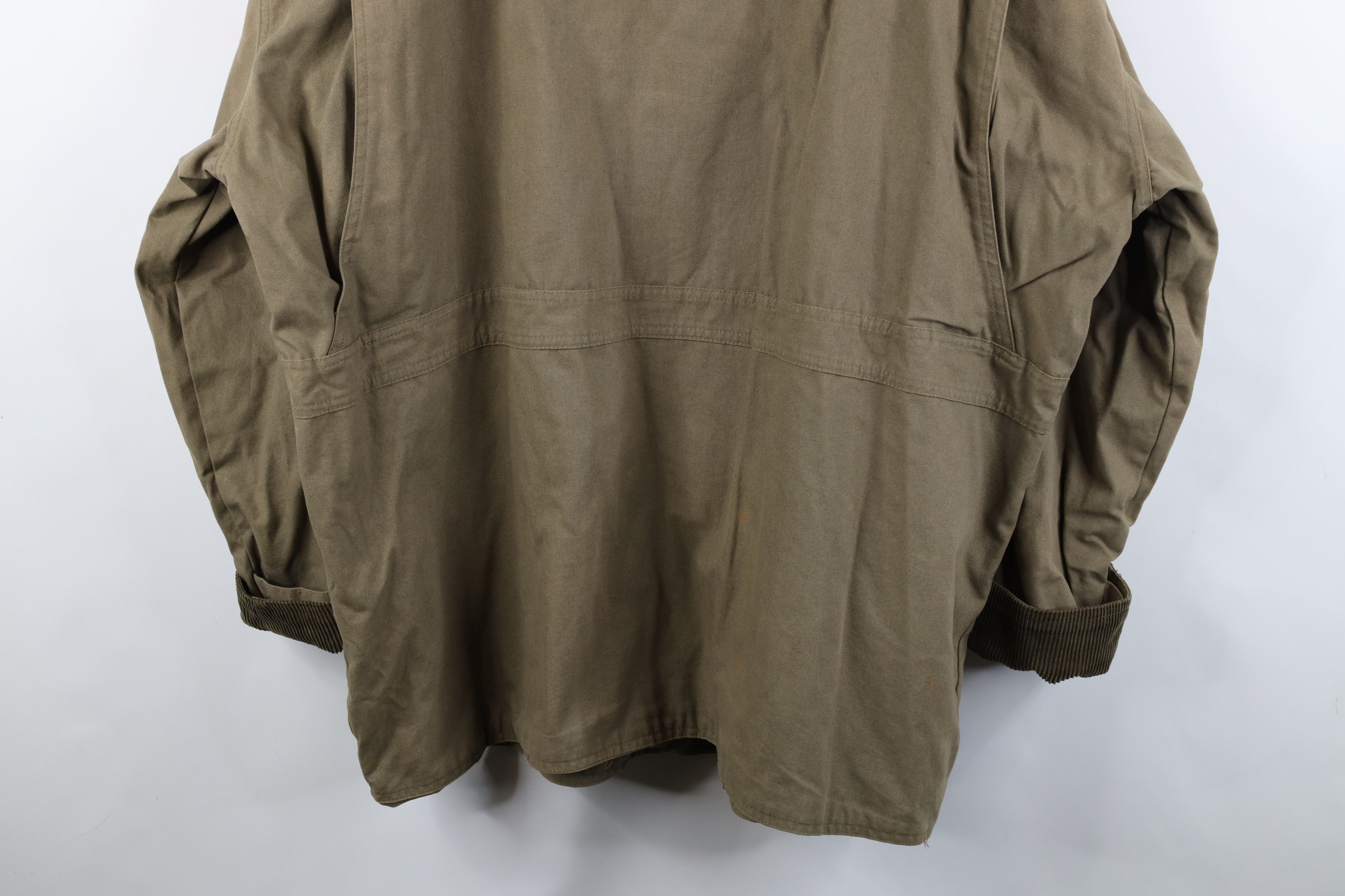 Vintage Vintage 90s Streetwear Lined Canvas Chore Barn Jacket Green Size US XL / EU 56 / 4 - 16 Thumbnail