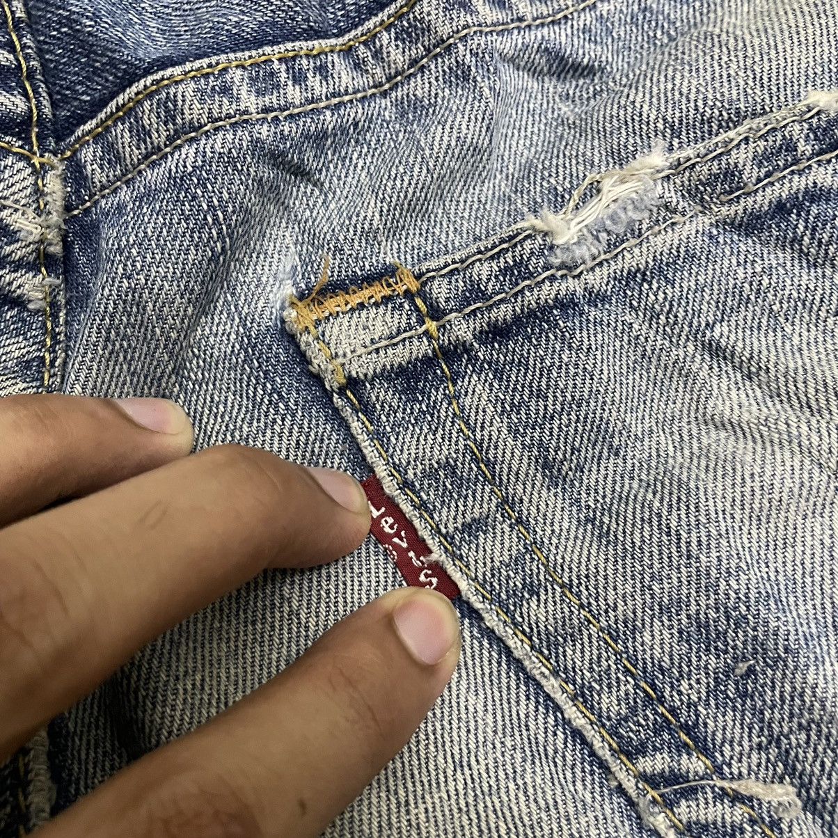Levi's × Levi's Vintage Clothing × Vintage Vintage Levis 503 Crazy Fades Baggy Jeans Size US 33 - 6 Thumbnail