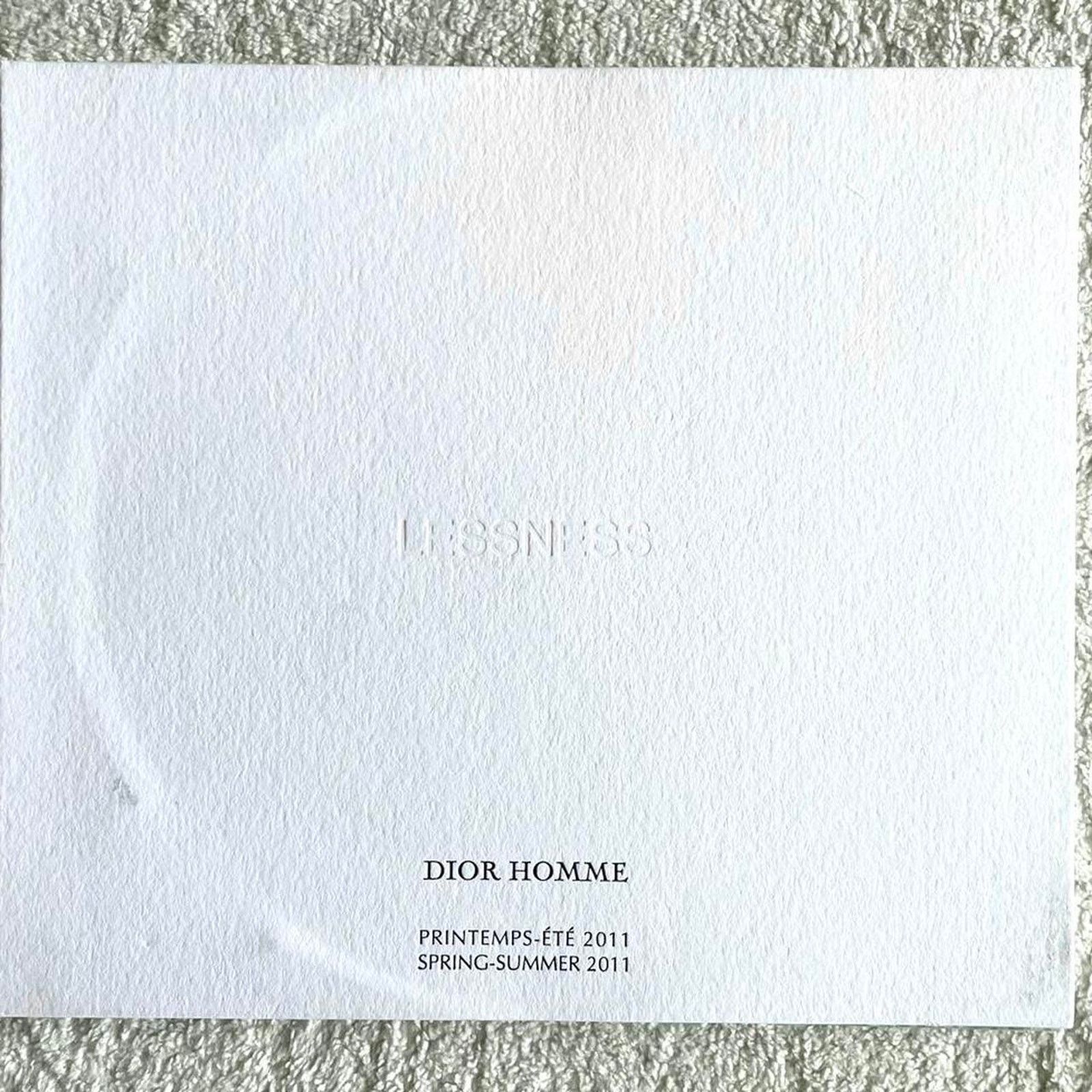 Dior × Hedi Slimane × Kris Van Assche DIOR HOMME PRINTEMPS-ÉTÉ 2011 SPRING-SUMMER 2011 CD Size ONE SIZE - 2 Thumbnail