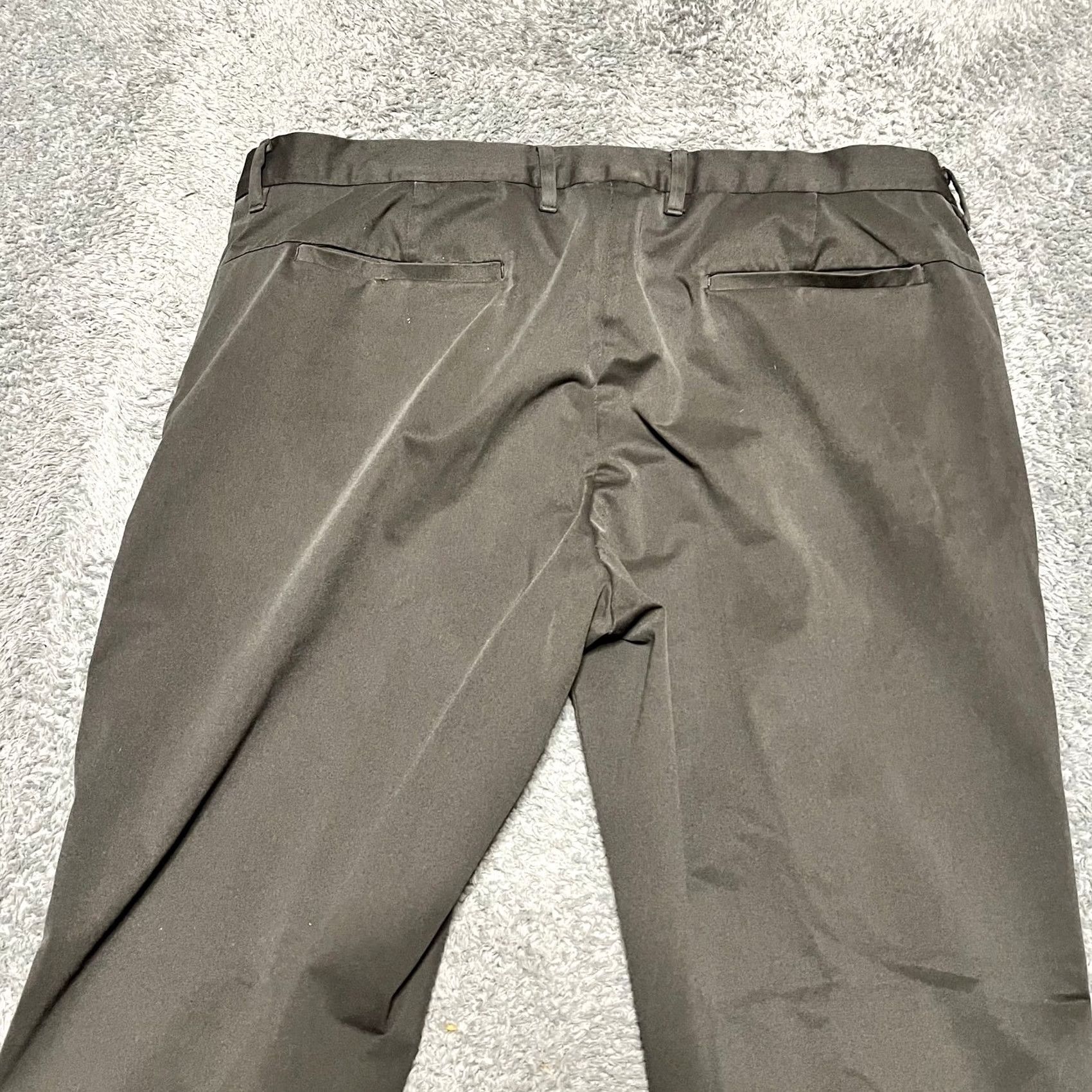 Vintage Ministry of Supply Slim Pants Mens 38 Gray Performance Golf Chino Tapered 30 in Inseam Mens Size US 38 / EU 54 - 5 Thumbnail