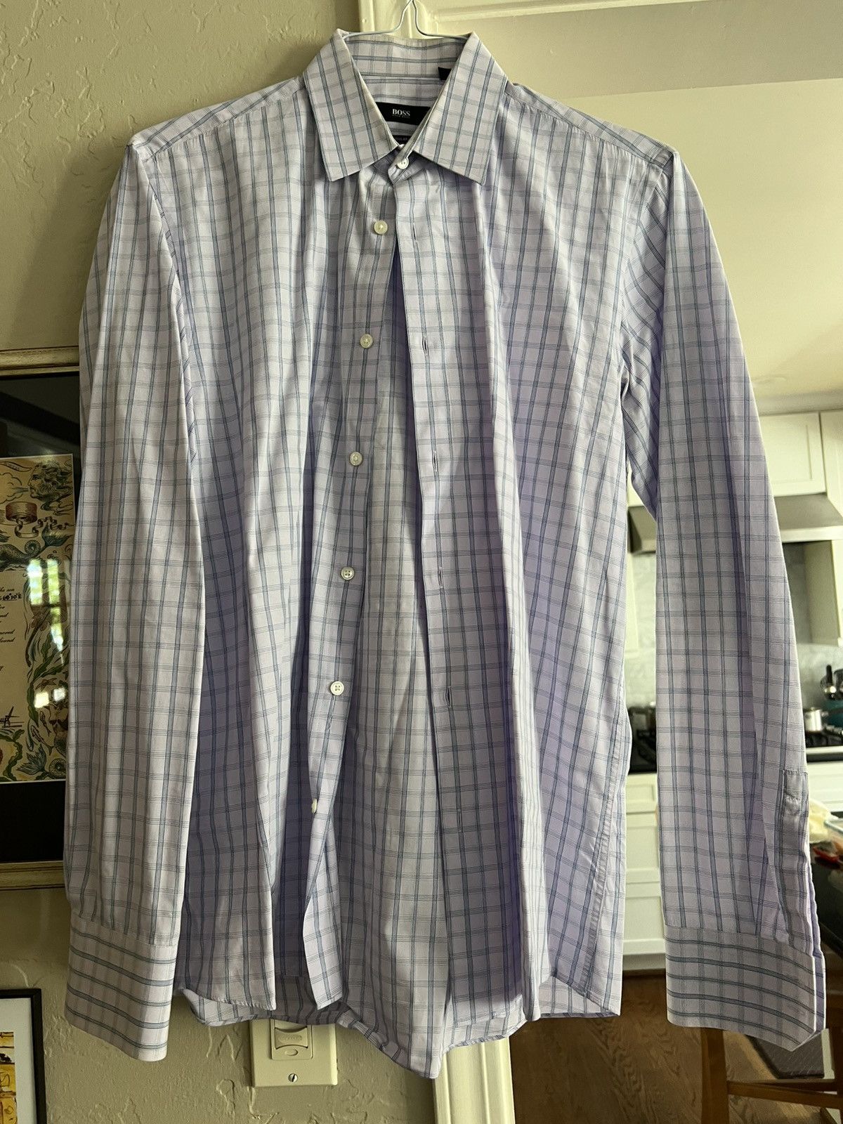 Hugo Boss Vintage Boss Button Up Size US L / EU 52-54 / 3 - 1 Thumbnail