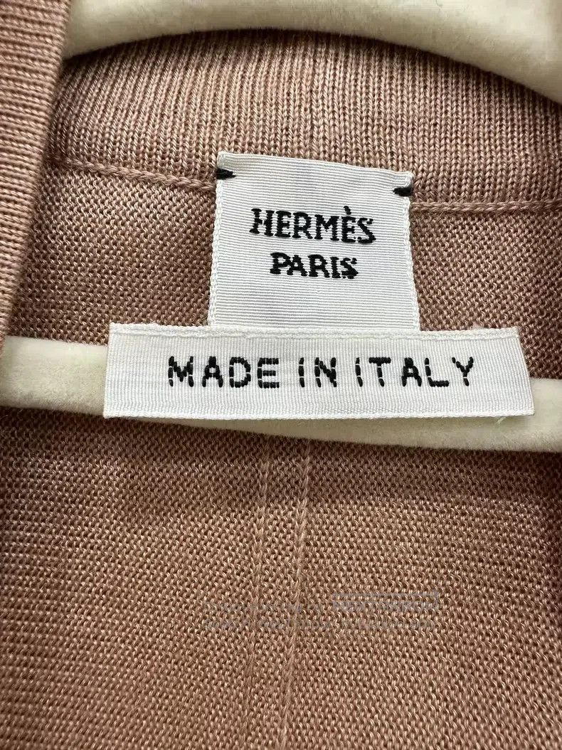 Hermes Hermes Pinkish brown cashmere and silk long cardigan Size XXS / US 00 / IT 34 - 3 Thumbnail