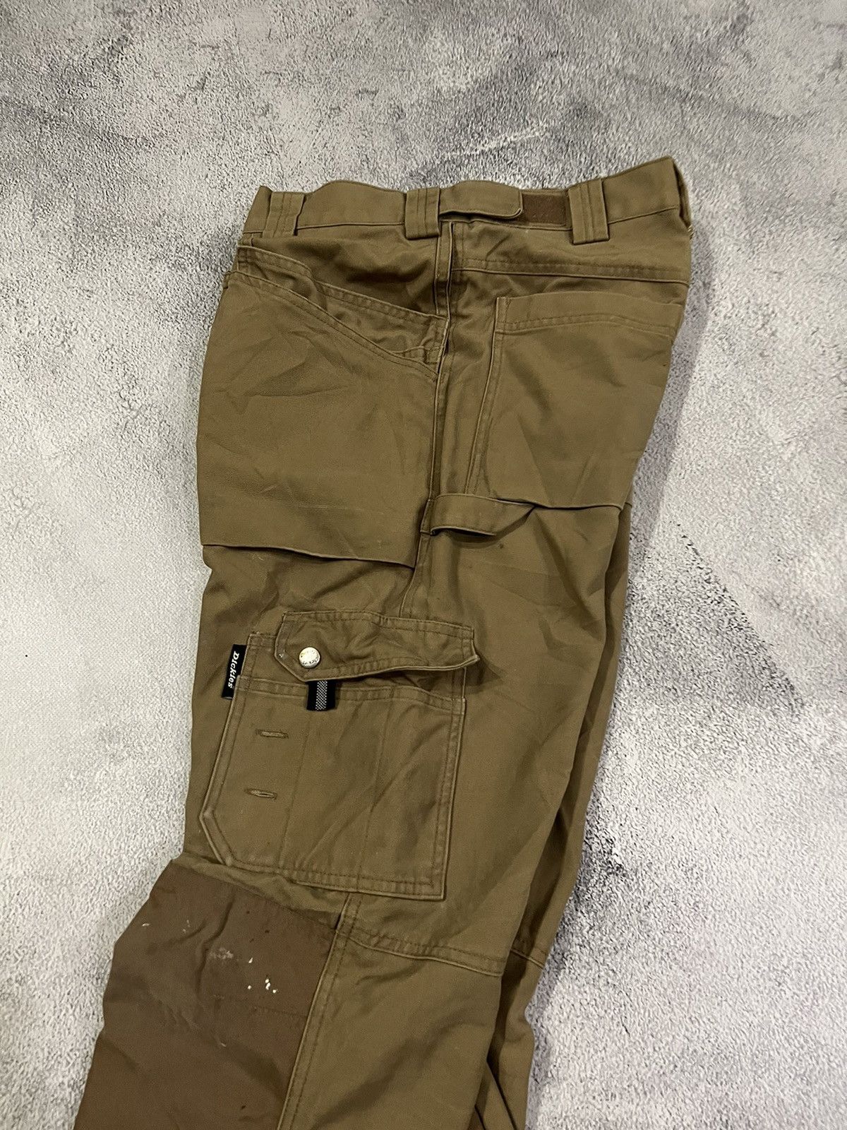 Dickies × Vintage Vintage Y2k Dickies Thrashed Faded Work Multi Pocket Jeans Size US 30 / EU 46 - 3 Thumbnail