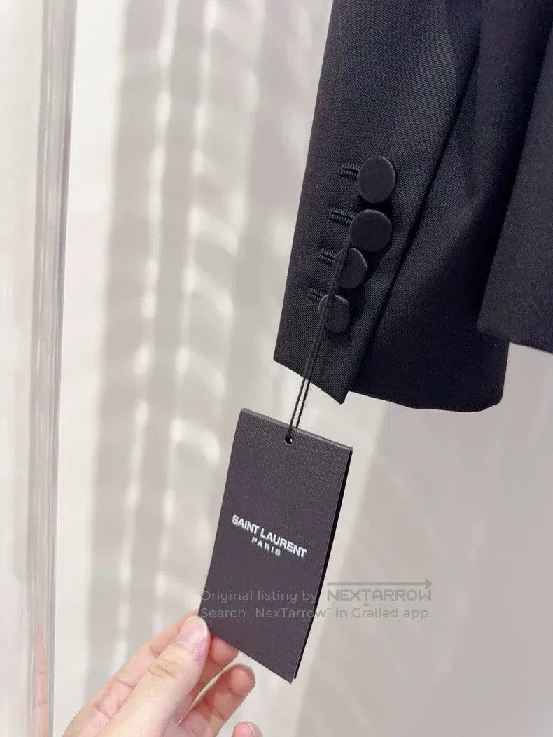 Saint Laurent Paris Saint Laurent Paris Shawl Collar Wool Jacket i Size US S / EU 44-46 / 1 - 6 Thumbnail