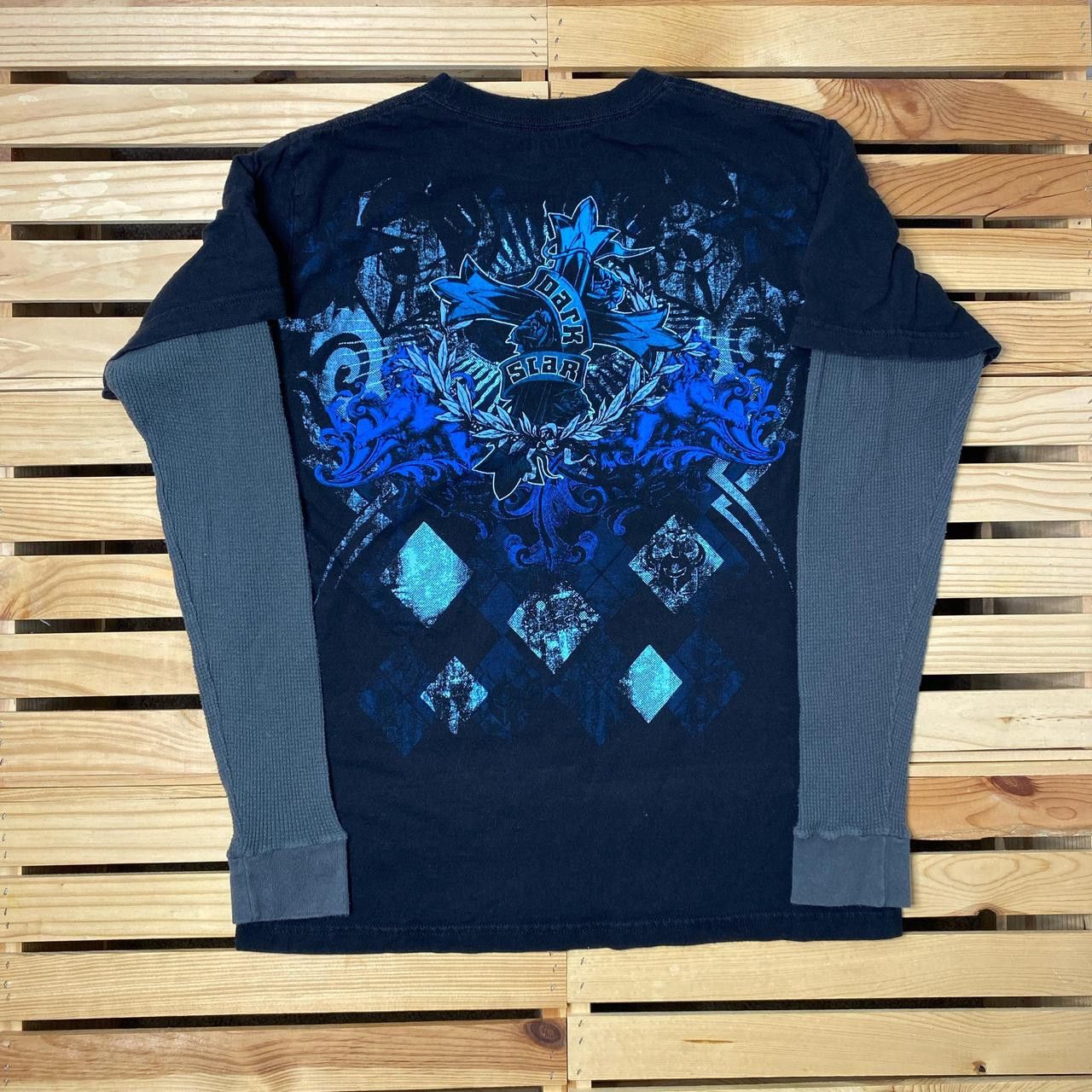 Other Darkstar Black Thermal Y2K Skate Tee Size Medium Size US M / EU 48-50 / 2 - 2 Thumbnail