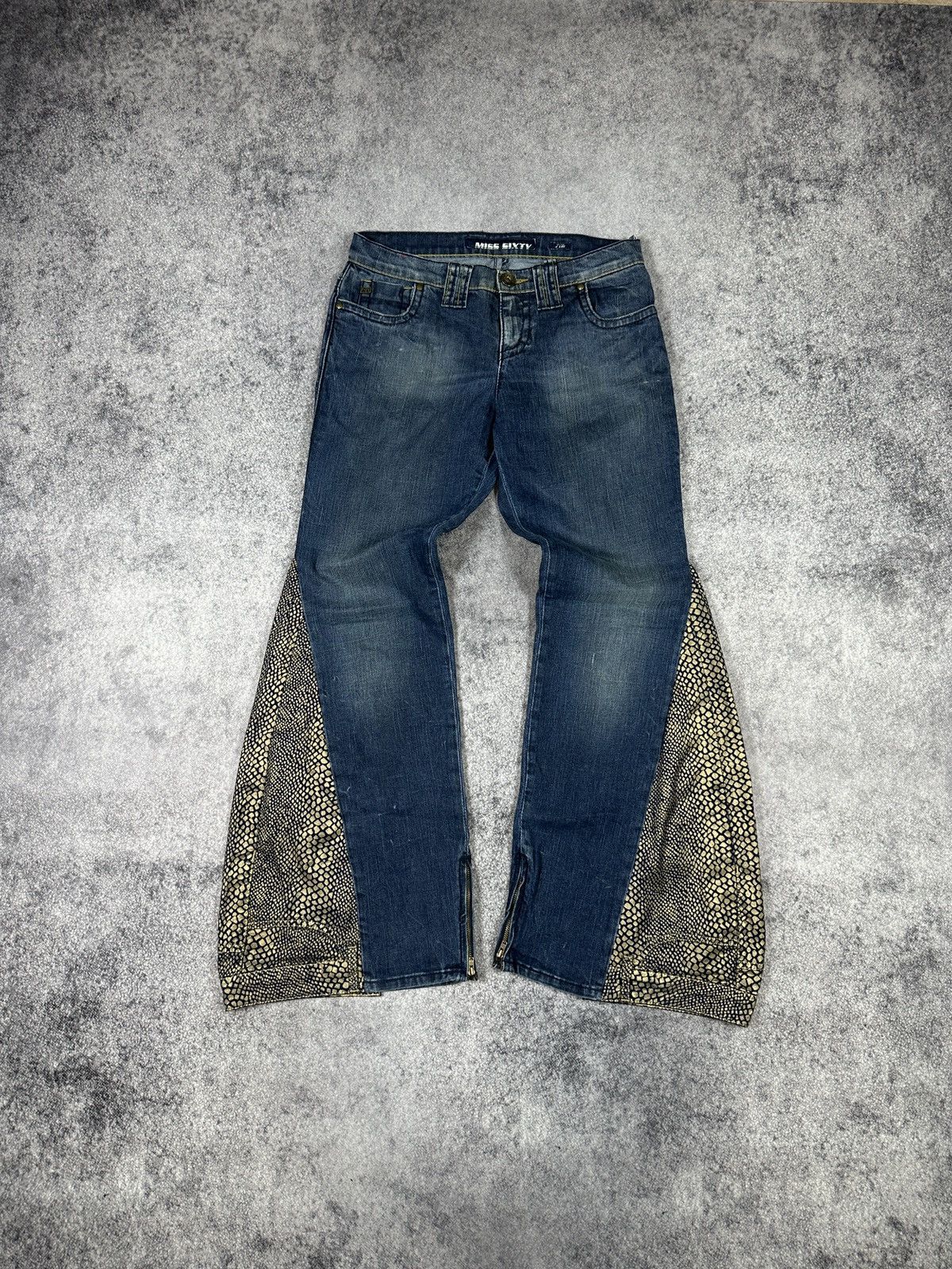 Miss Sixty Y2K Vintage Baggy Pants Miss Sixty Streetwear 29 Usa Rare Size 29" - 2 Thumbnail