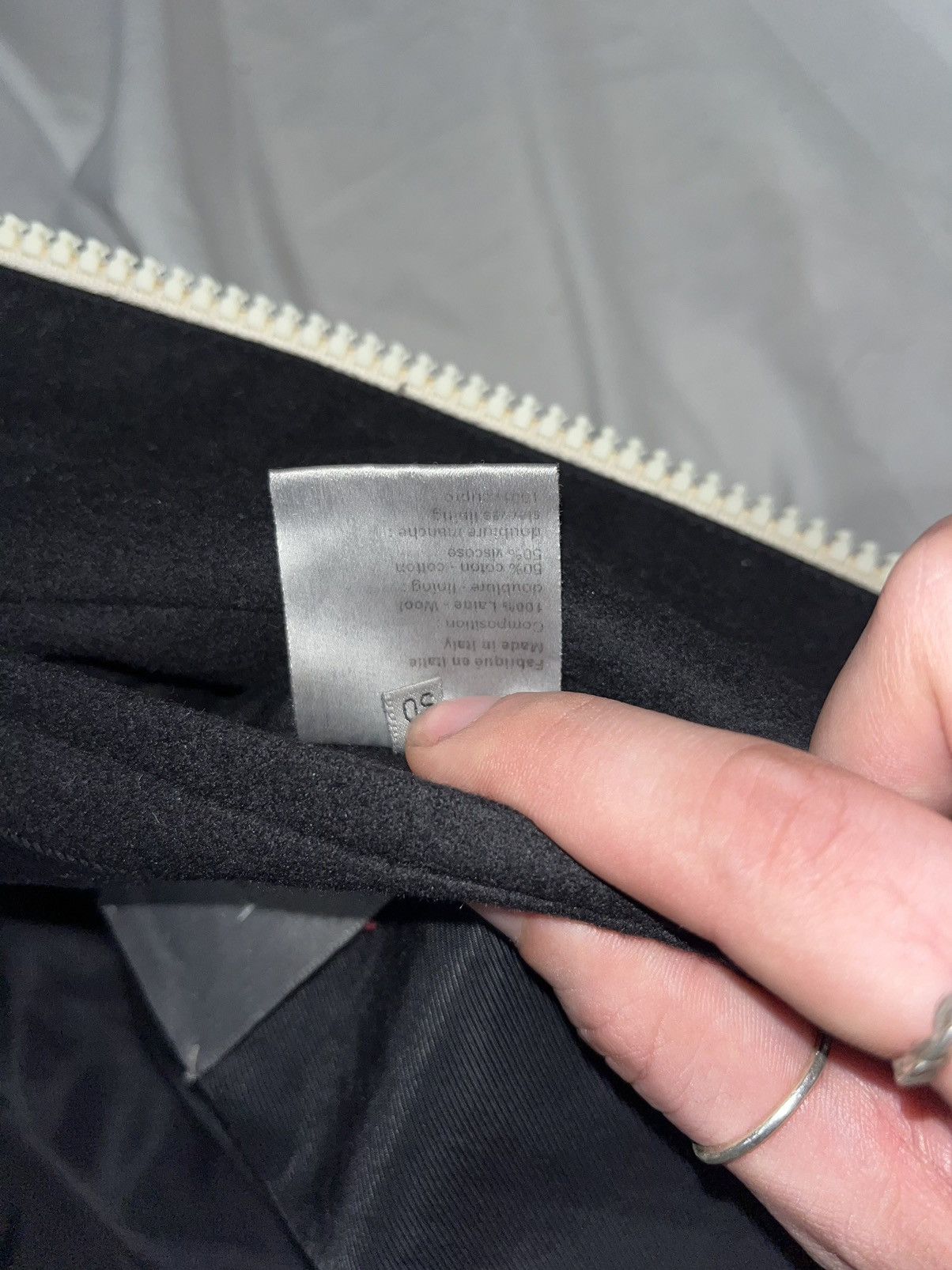 Dior × Hedi Slimane AW05 'In The Morning' Wool Varsity Jacket Size US M / EU 48-50 / 2 - 10 Thumbnail