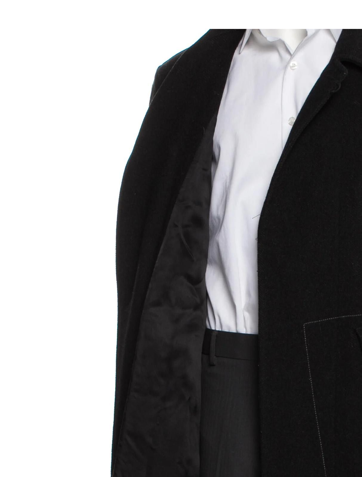 Diesel Black Diesel Mohair Overcoat Size: L Size US L / EU 52-54 / 3 - 4 Thumbnail