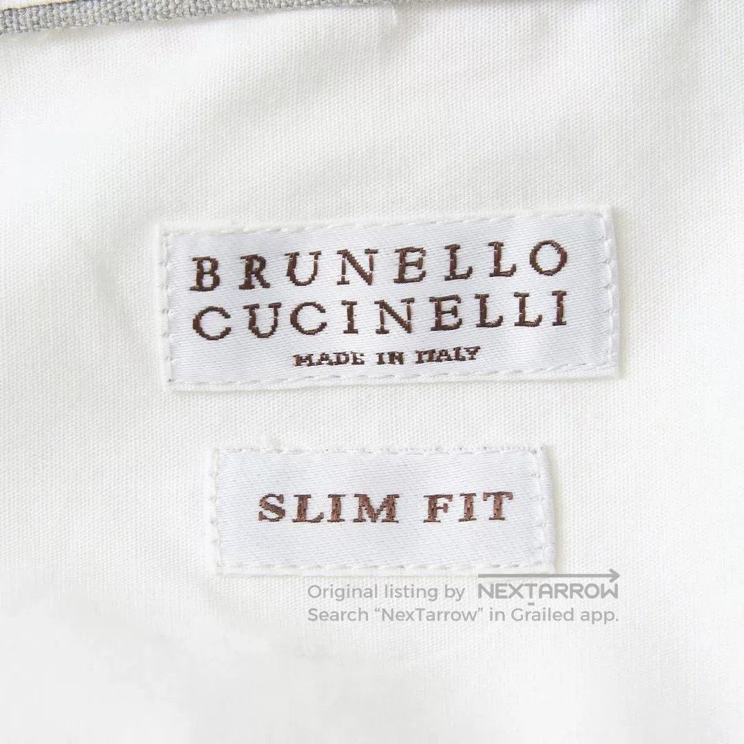 Brunello Cucinelli Brunello Cucinelli Men's Linen-Cotton Shirt. Size US S / EU 44-46 / 1 - 6 Thumbnail