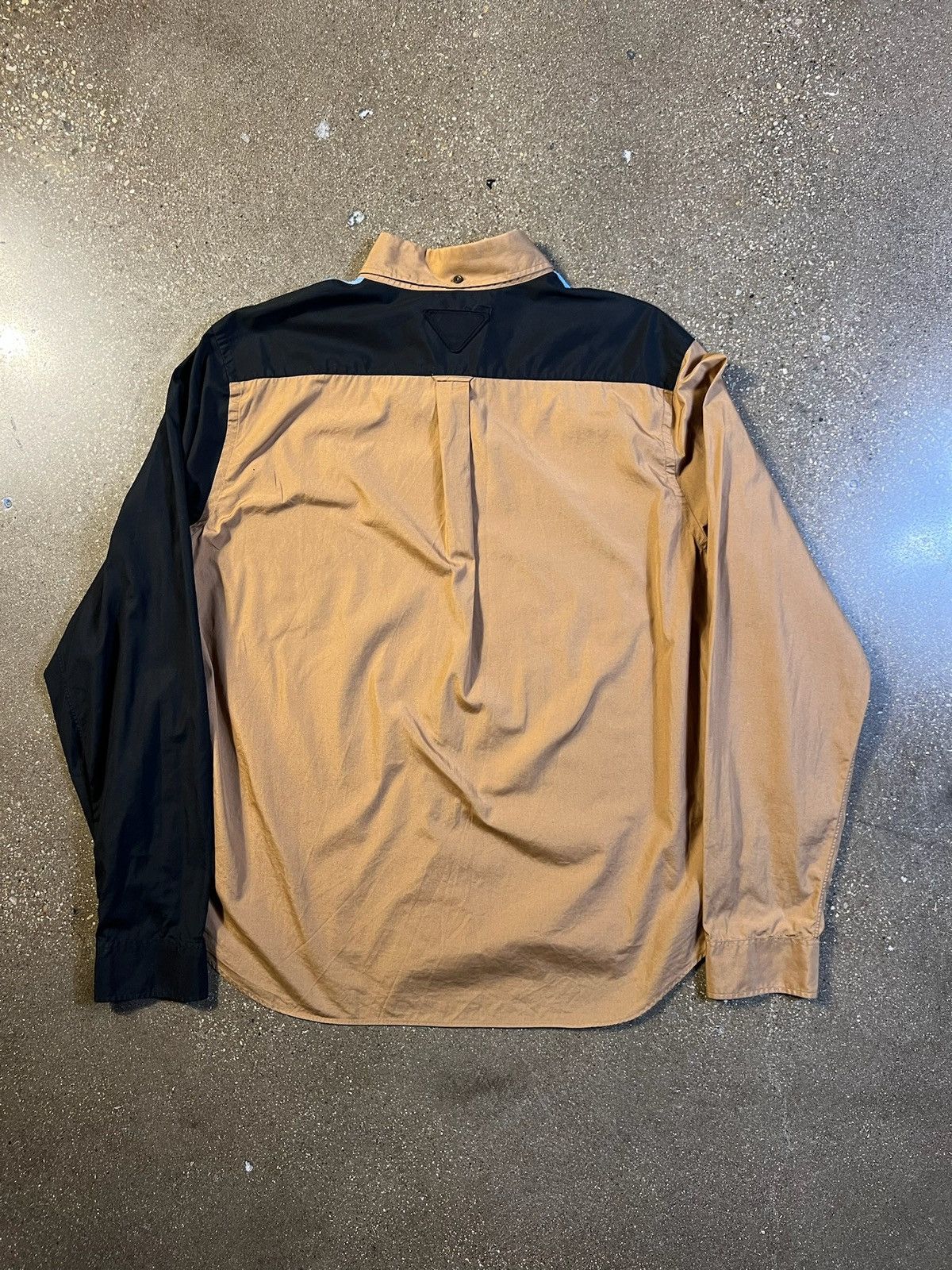 Prada Prada SS20 Head Logo Color Block Button Up Size US XL / EU 56 / 4 - 3 Thumbnail